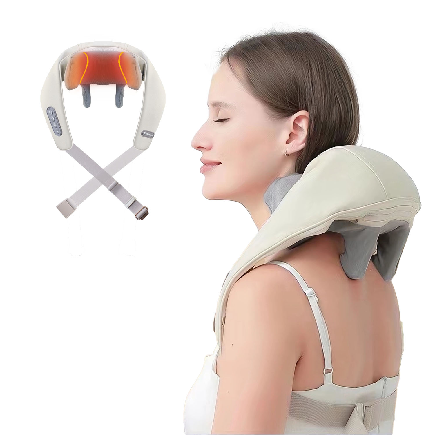 Best of Shiatsu Back Neck Massager With Heat Electric Massager For Back &amp; Shoulder Massage Pillow Muscle Relaxation Gift For Family Reviews & Tips