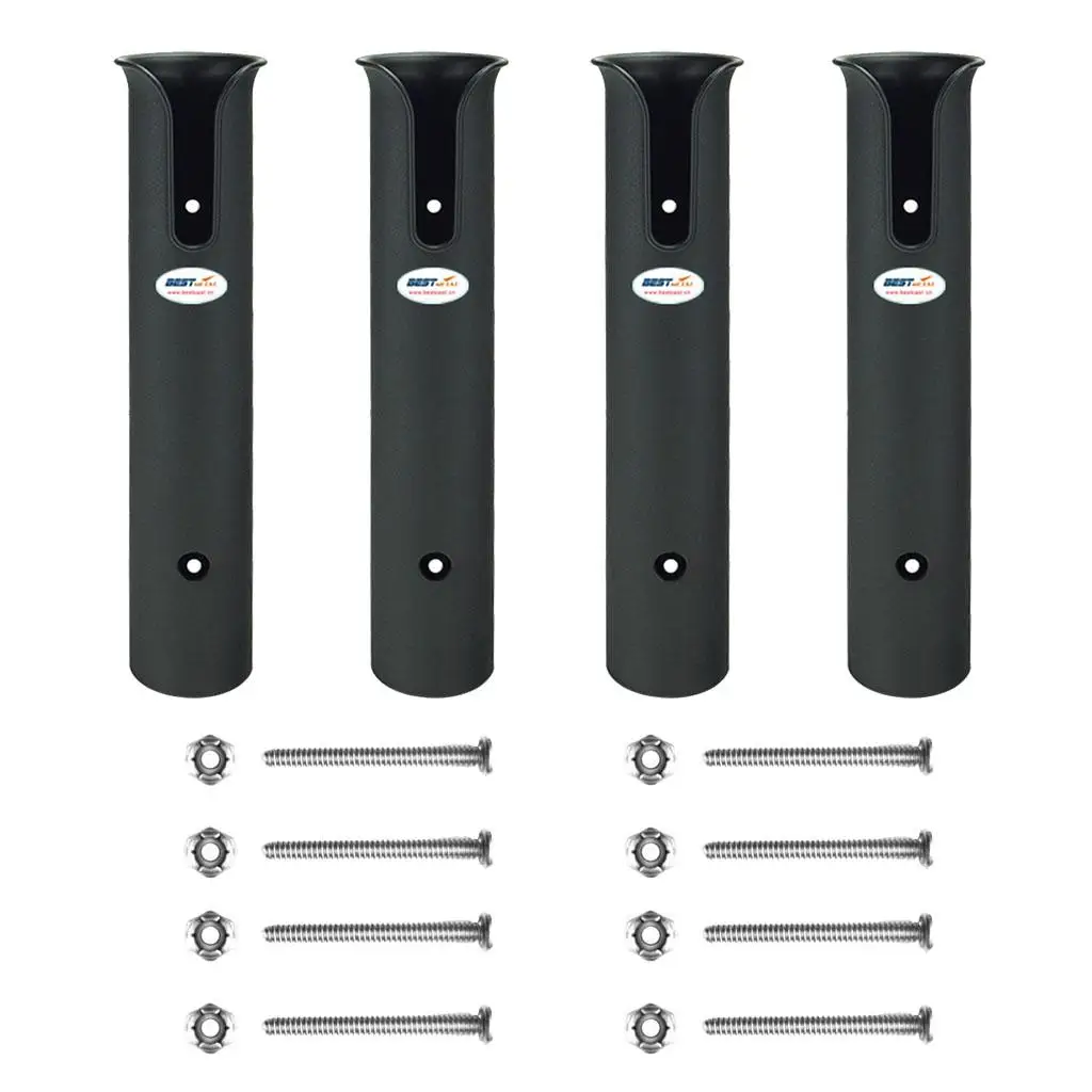 2 PAIRS of ROD HOLDER for BOAT  PP (Mounting Screws)