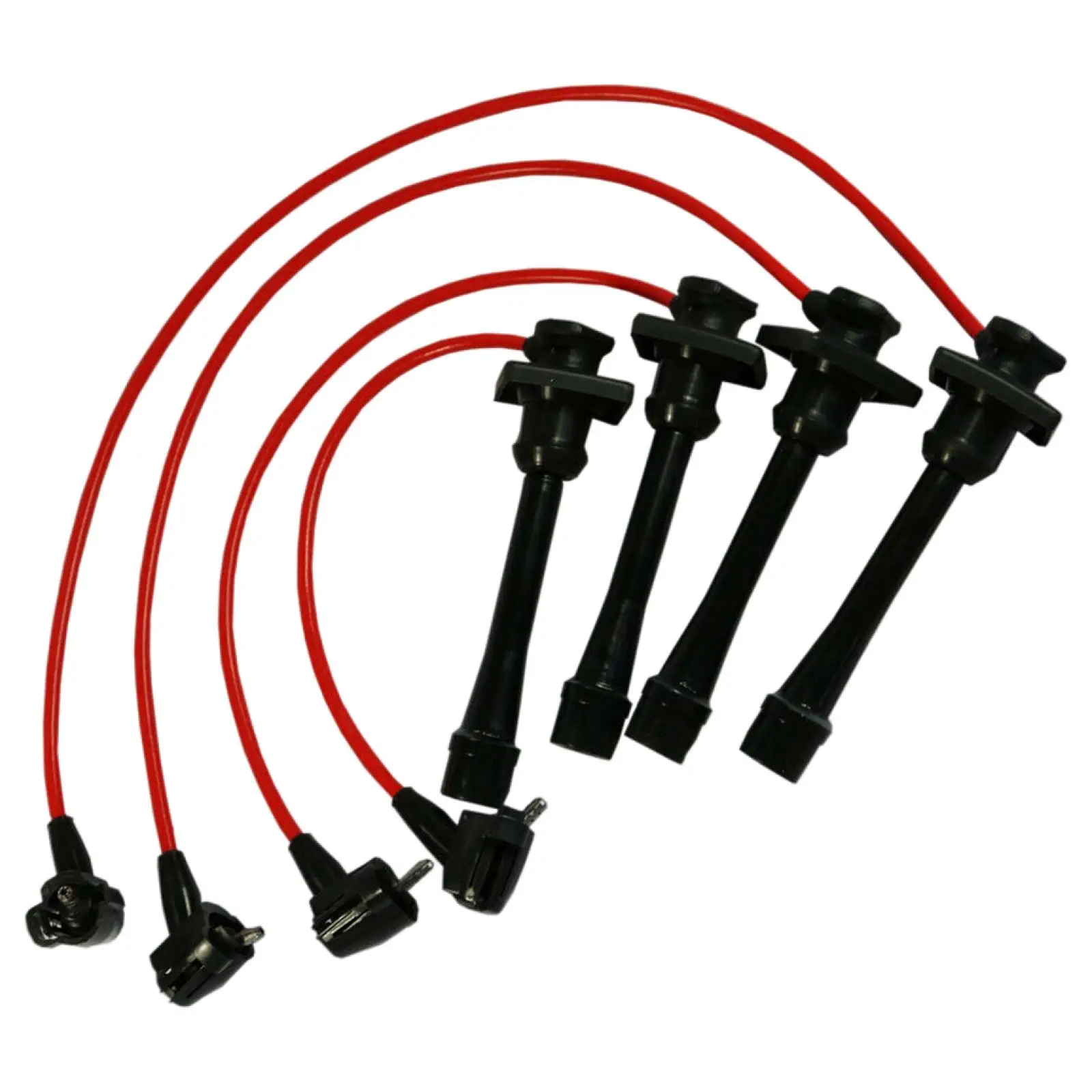 4Pcs Spark Plug Wires Set 90919-22327 Silicone Ignition Cable for 1993-1997