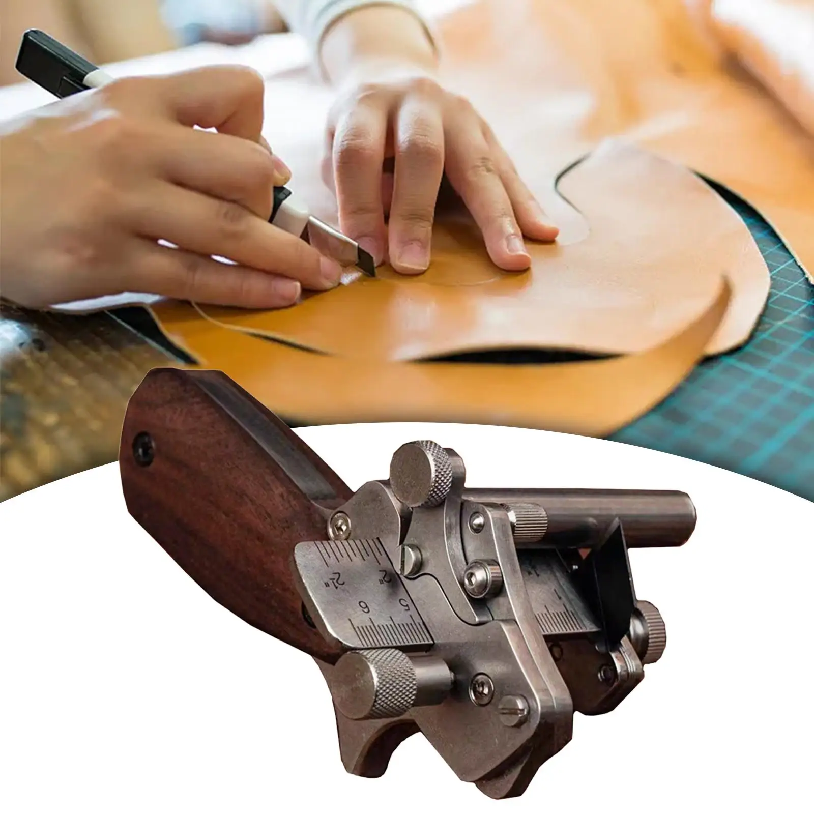Leather Craft Tool Strap Cutter Supplies Practical Clear Scale Quick Cut Project Belt Cutter Tool Lace Cutter Strip Belt Cutter