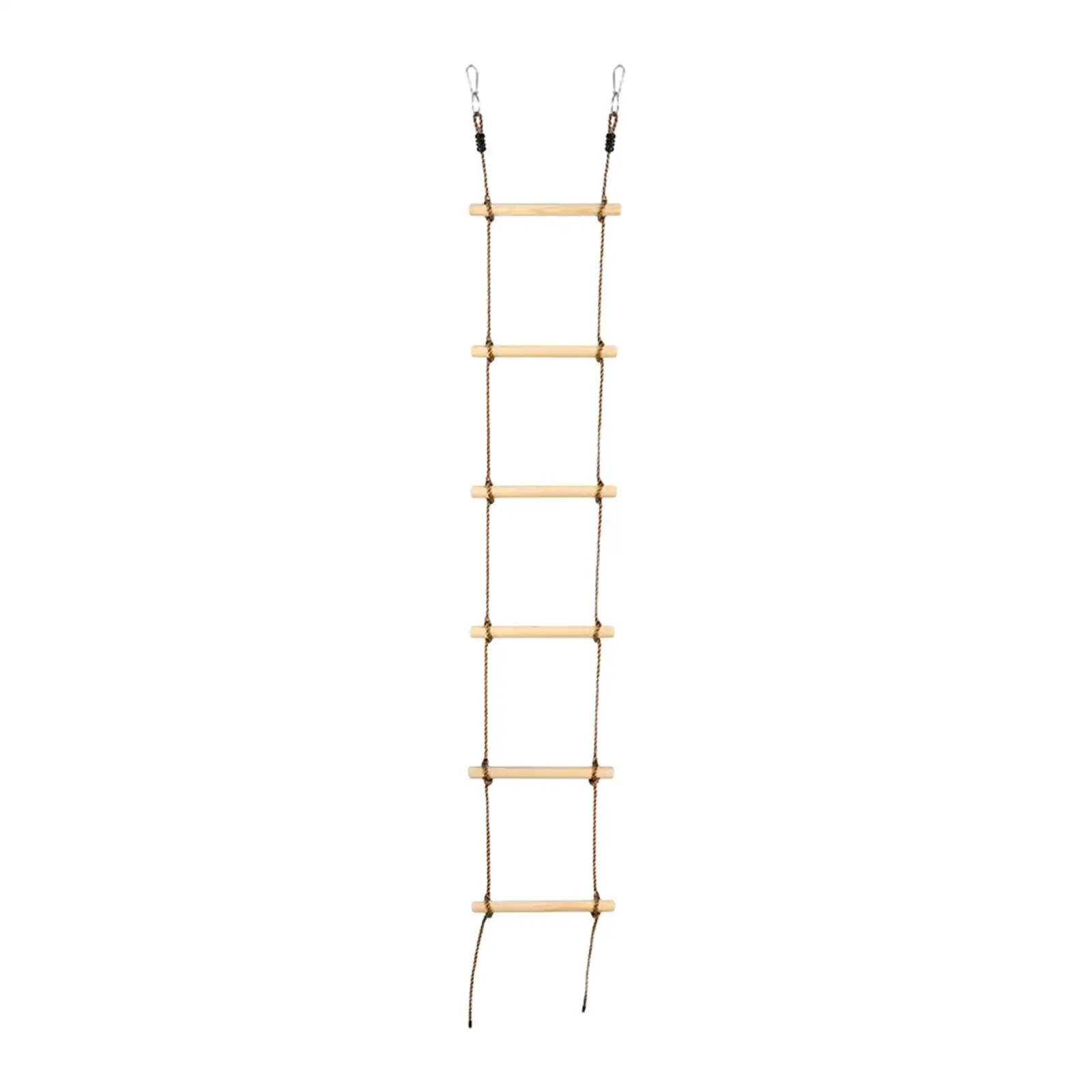 Kids 8.2ft Climbing Rope Ladder for DIY Swingset Addition Backyard Treehouse