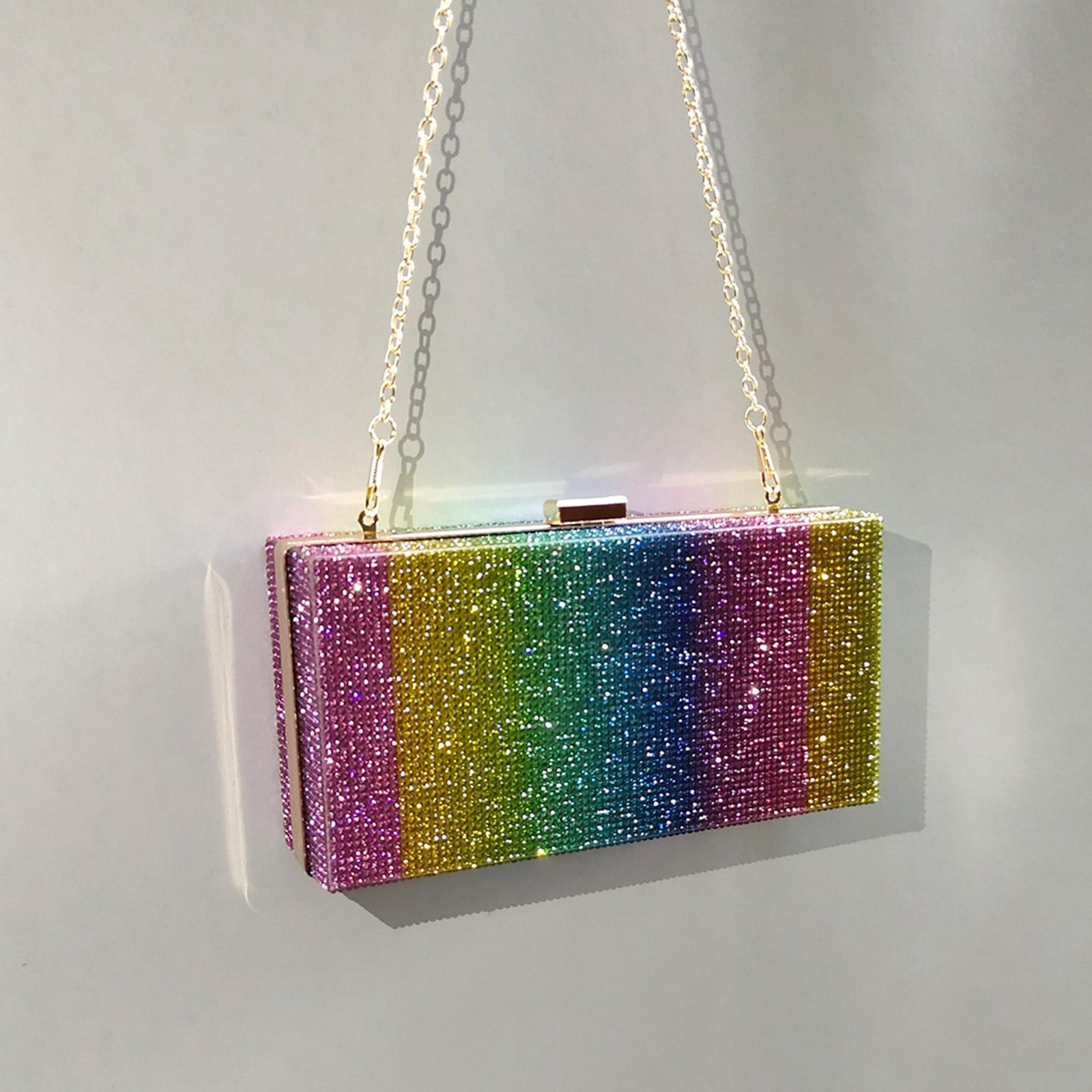 Zara rainbow hot sale clutch