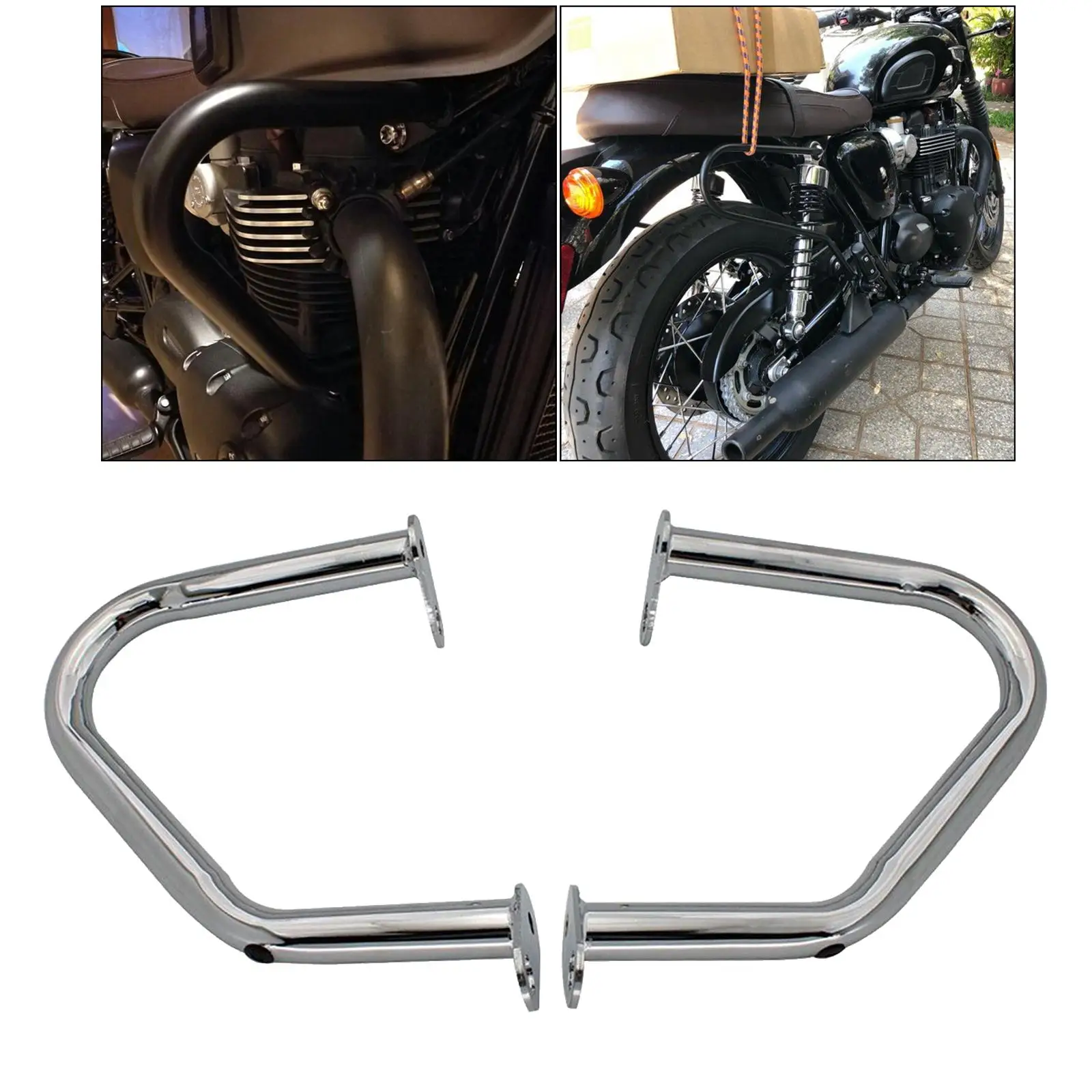 2pc Crash Bars Engine Guard Frame Protector for R 2016-2019