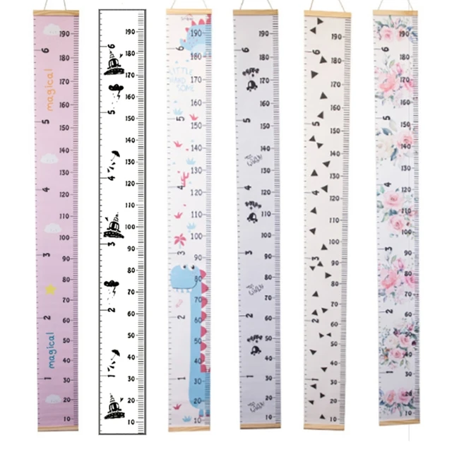 Kids Children Adult Height Growth Chart Measure Home Decor Wall Hanging  Ruler
