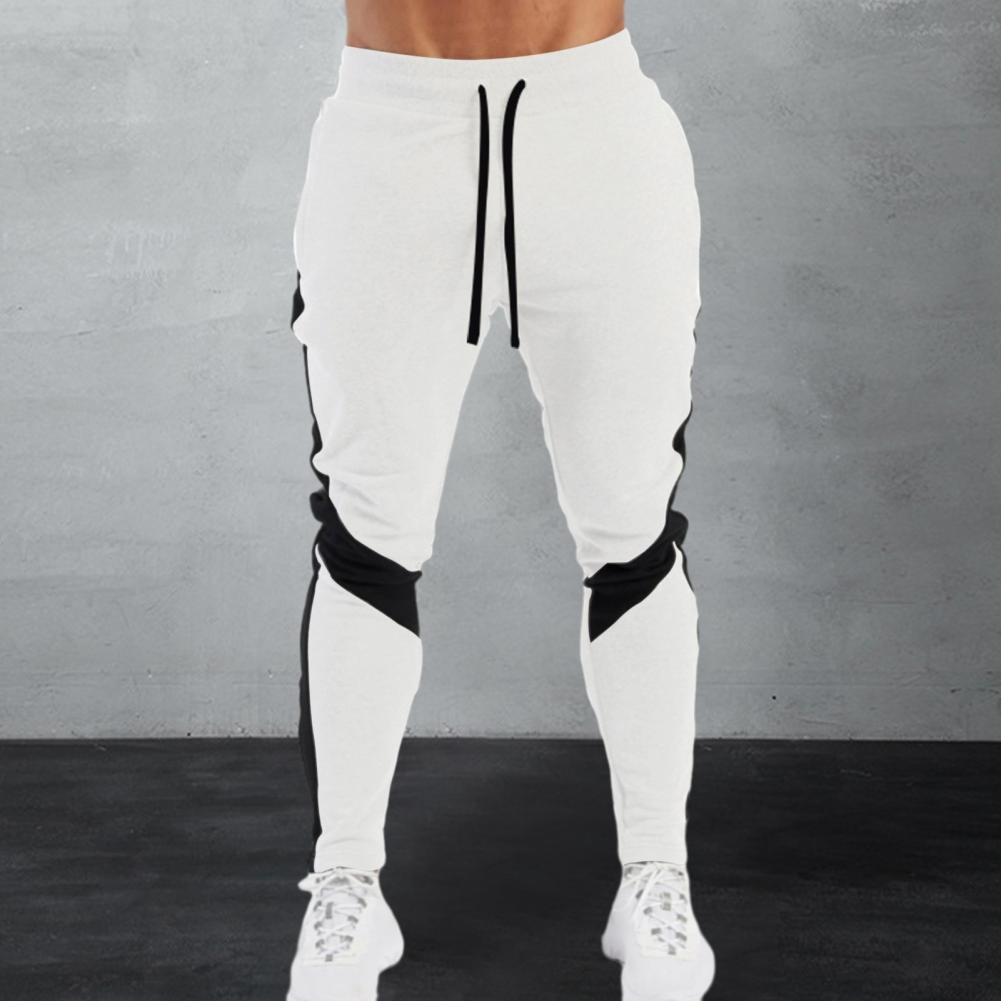 Description Picture 6 of itemMen Spring Autumn Pants With Pockets Fast Dry Full Length Men Pants Elastic Waist Fashionable Sports Drawstring Trousers