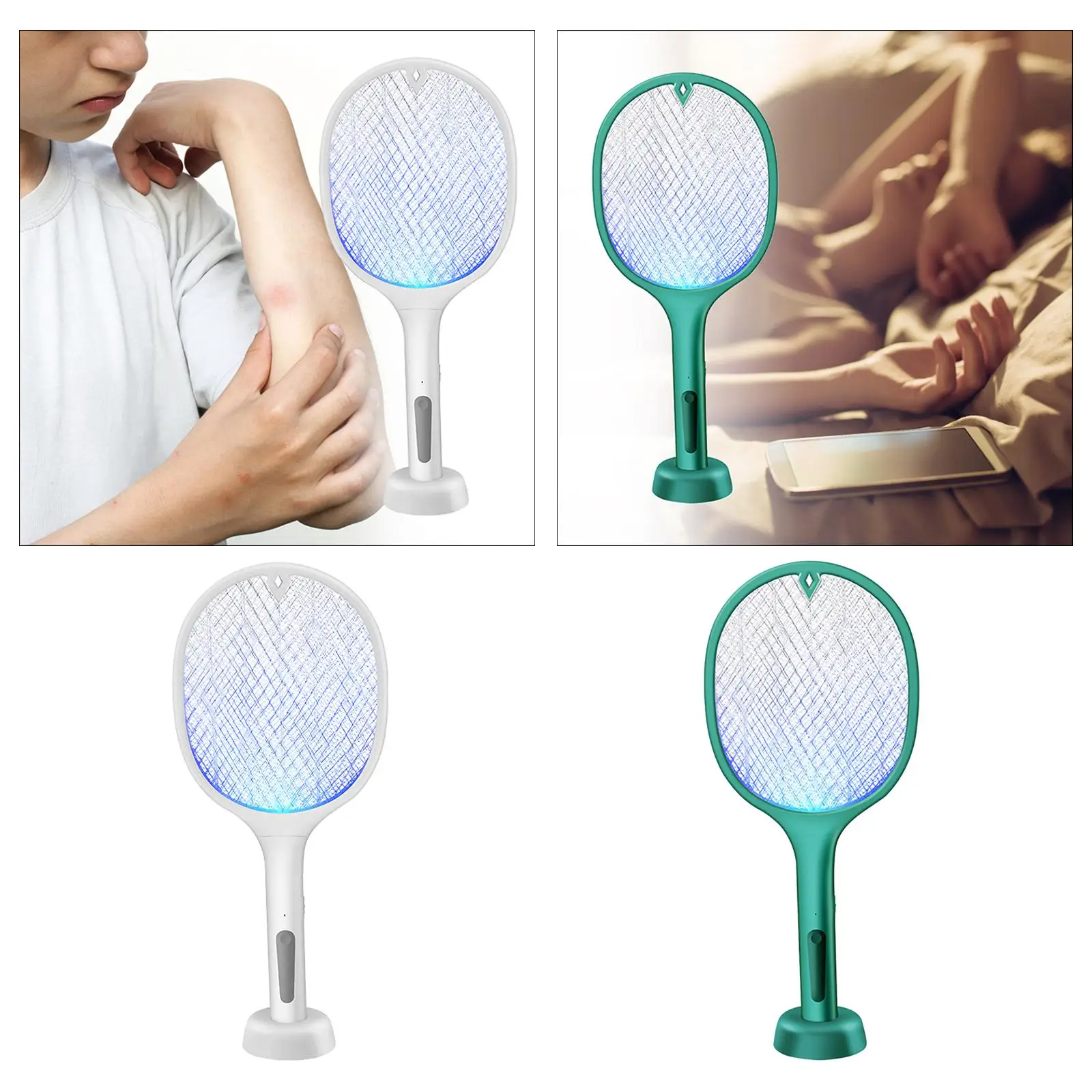 Electric Fly Swatter and Mosquito Lights Dual Modes for Camping Home Summer