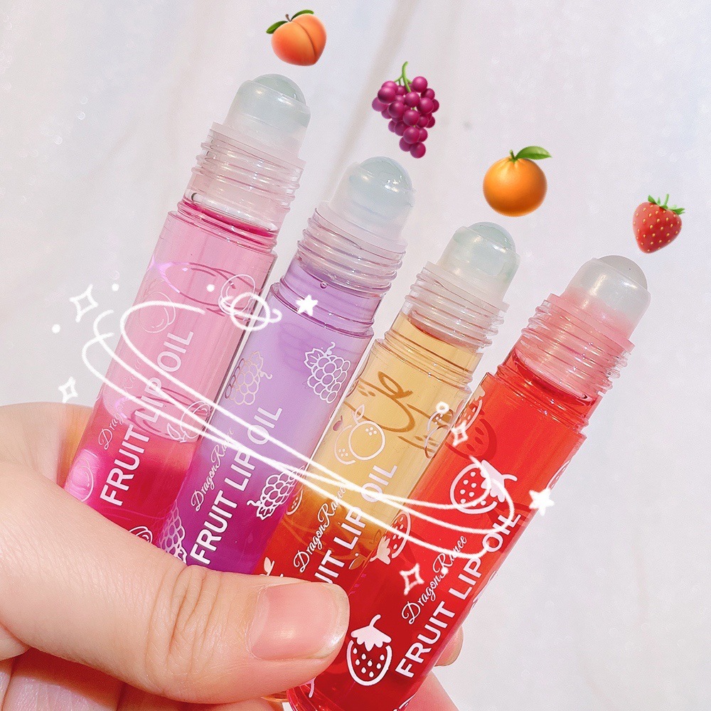 Best of Fresh Fruit Roll-on Lip Balm Lip Makeup Primer Moisturizing Clear Transparent Lip Oil Long Lasting Hydrating Lip Gloss Cosmetics Reviews & Tips