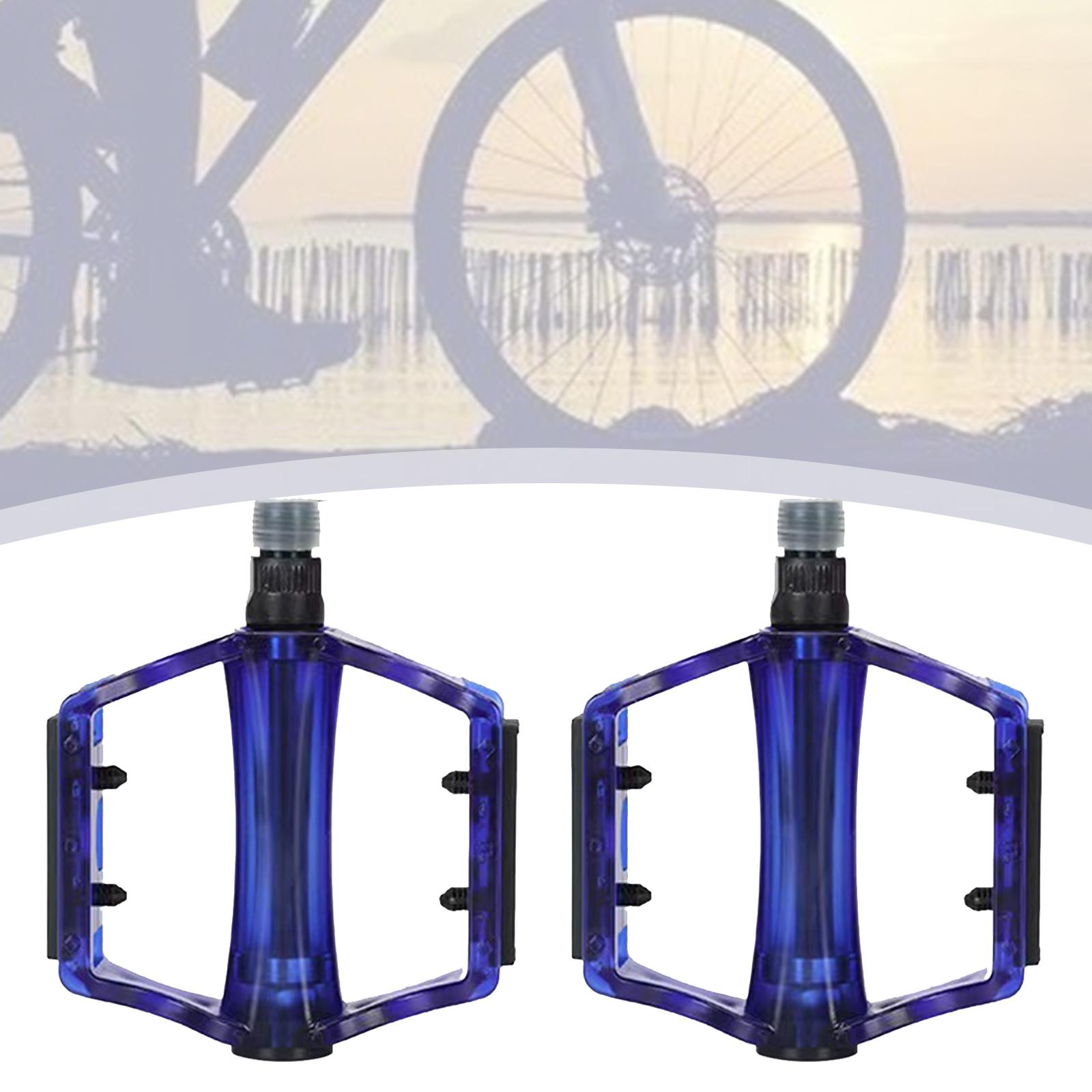 2 uds pedales de bicicleta pedales de bicicleta rodamientos sellados bicicleta ultraligera Pedal plano accesorios de ciclismo para reemplazo de bicicleta plegable