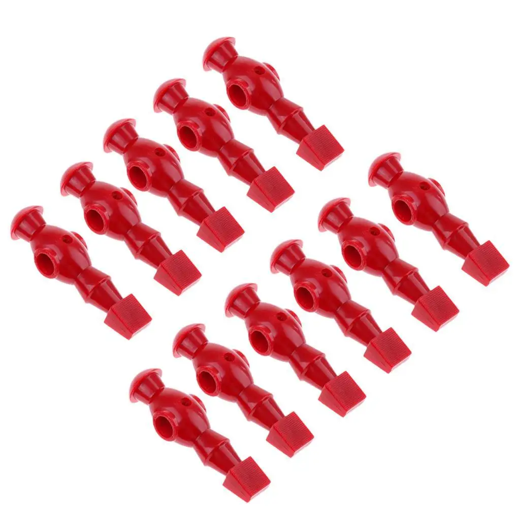 Table Football Player Foosball Table Men Player -Pack of 11, Red 