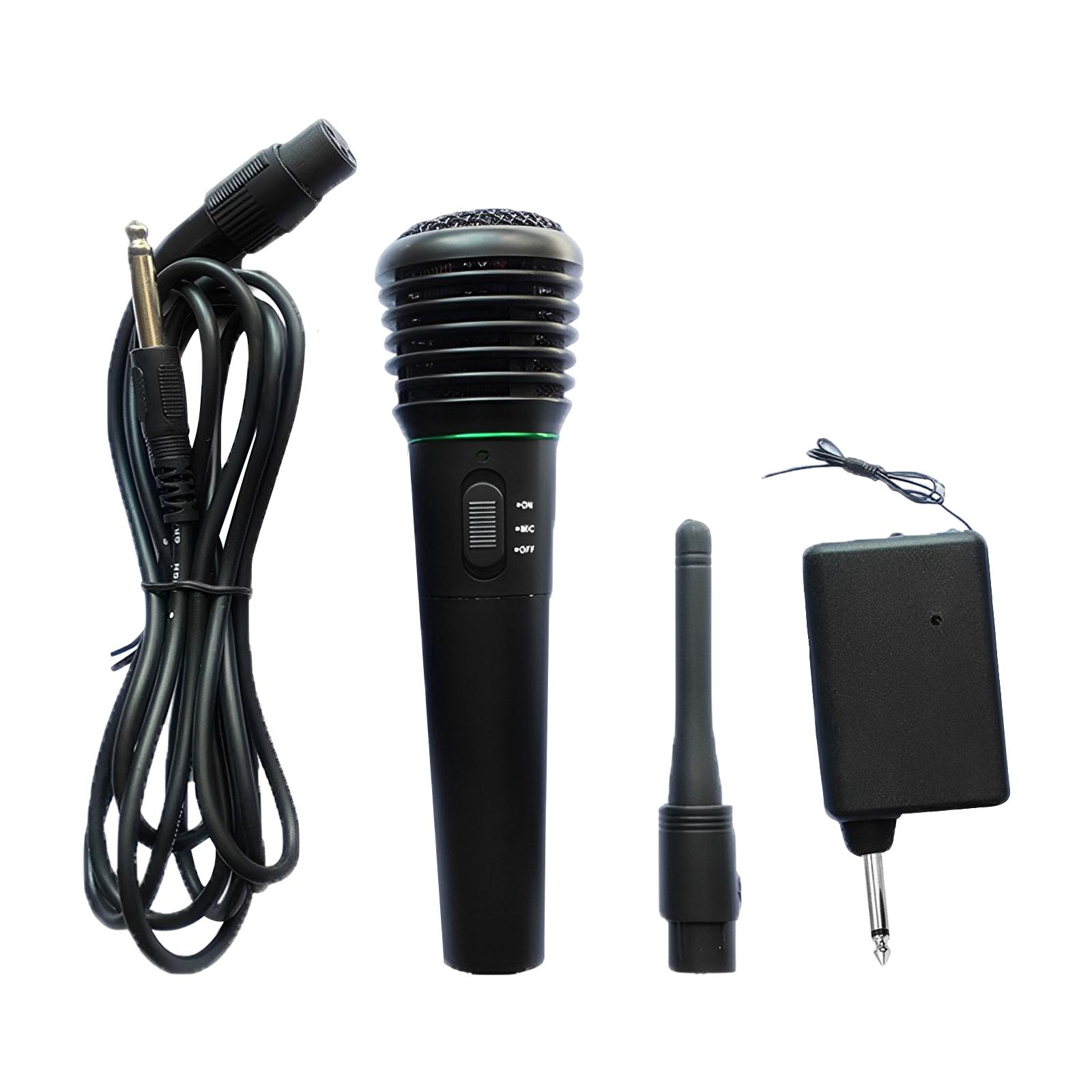 Vocal Microphone Dual Usages Durable Cordless Mic Set Professional for Desktop PC Karaoke Singing Tablet Computer Amplifie Party