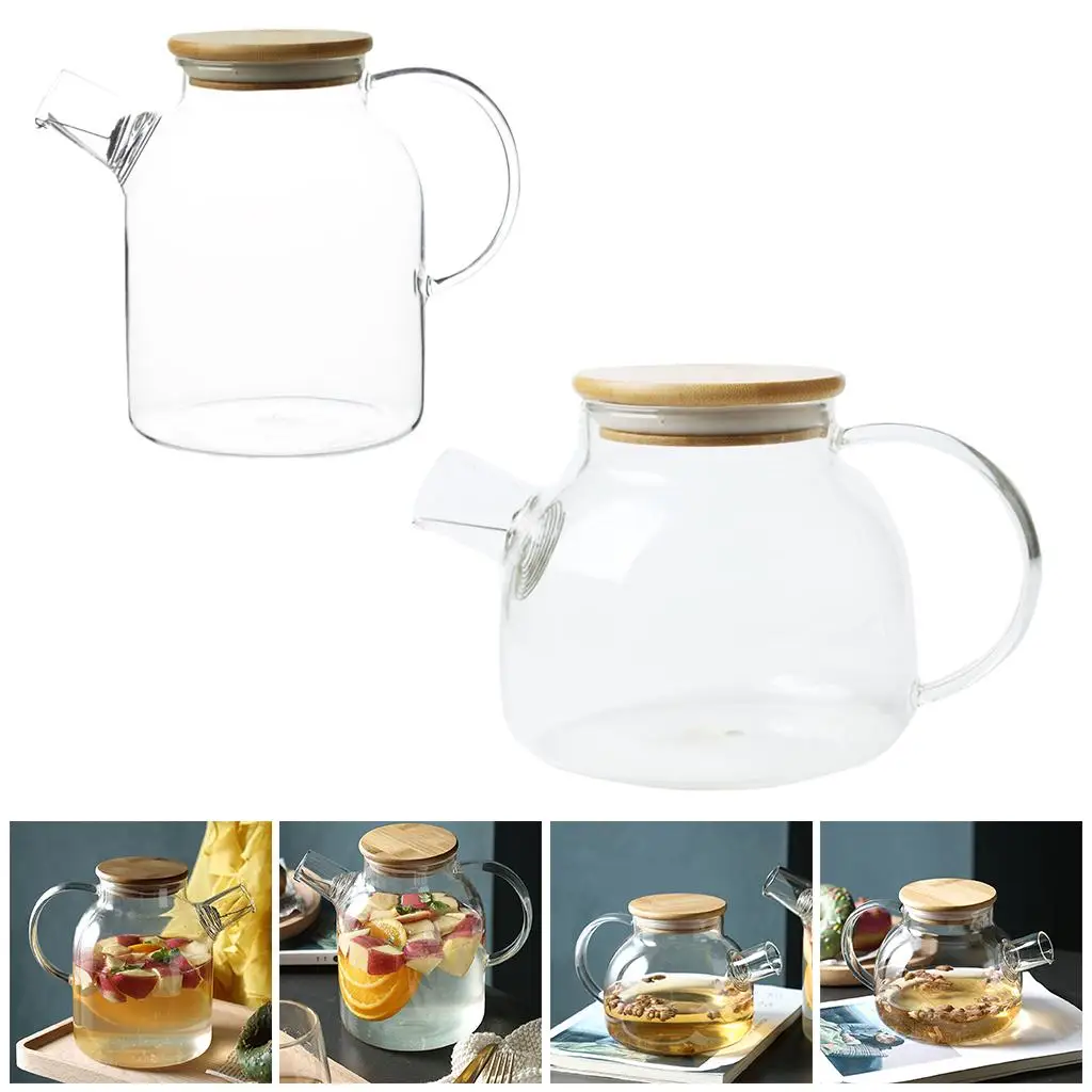  Teapot Tea Kettle No-Dripping Stovetop   Resistant Household Drink Barrel  for Water