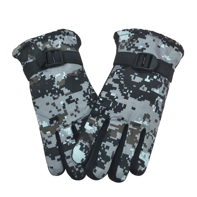 2022 Kids Gloves Winter Fleece Warm Camouflage Gloves Children Fashion Boys  And Girls Thick Ski Outdoor Mittens 7-11 Years Old - AliExpress