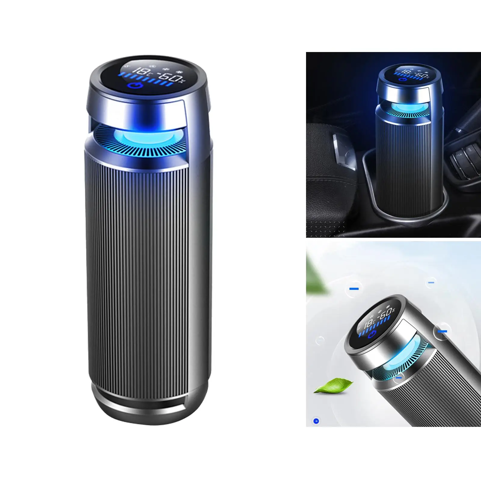 Portable   Filter, Fresh , Purifying Support for Home, Office, Car, or Travel, Removes Pollen, Smoke, Odors, USB Powered