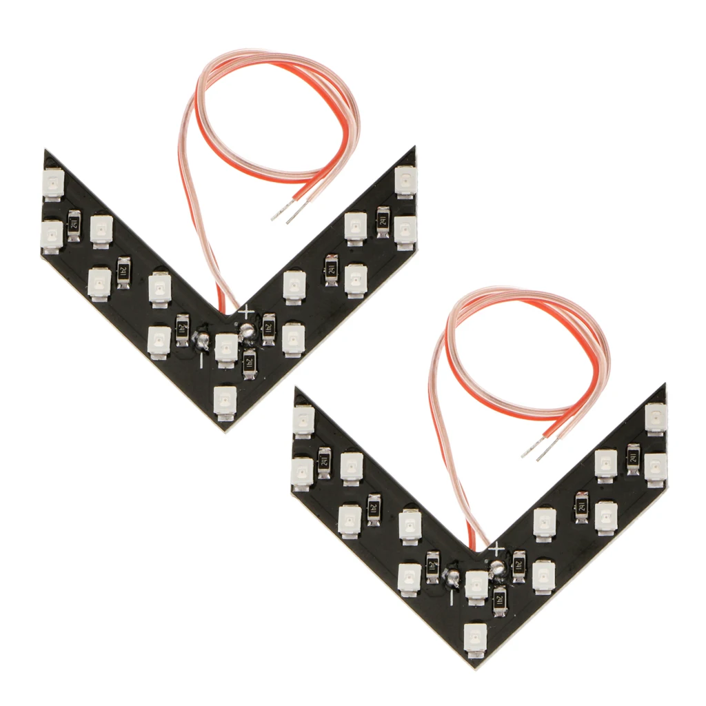 2x 14-SMD LED  Turn Lights Signal Indicator for Car Side Mirror Yellow