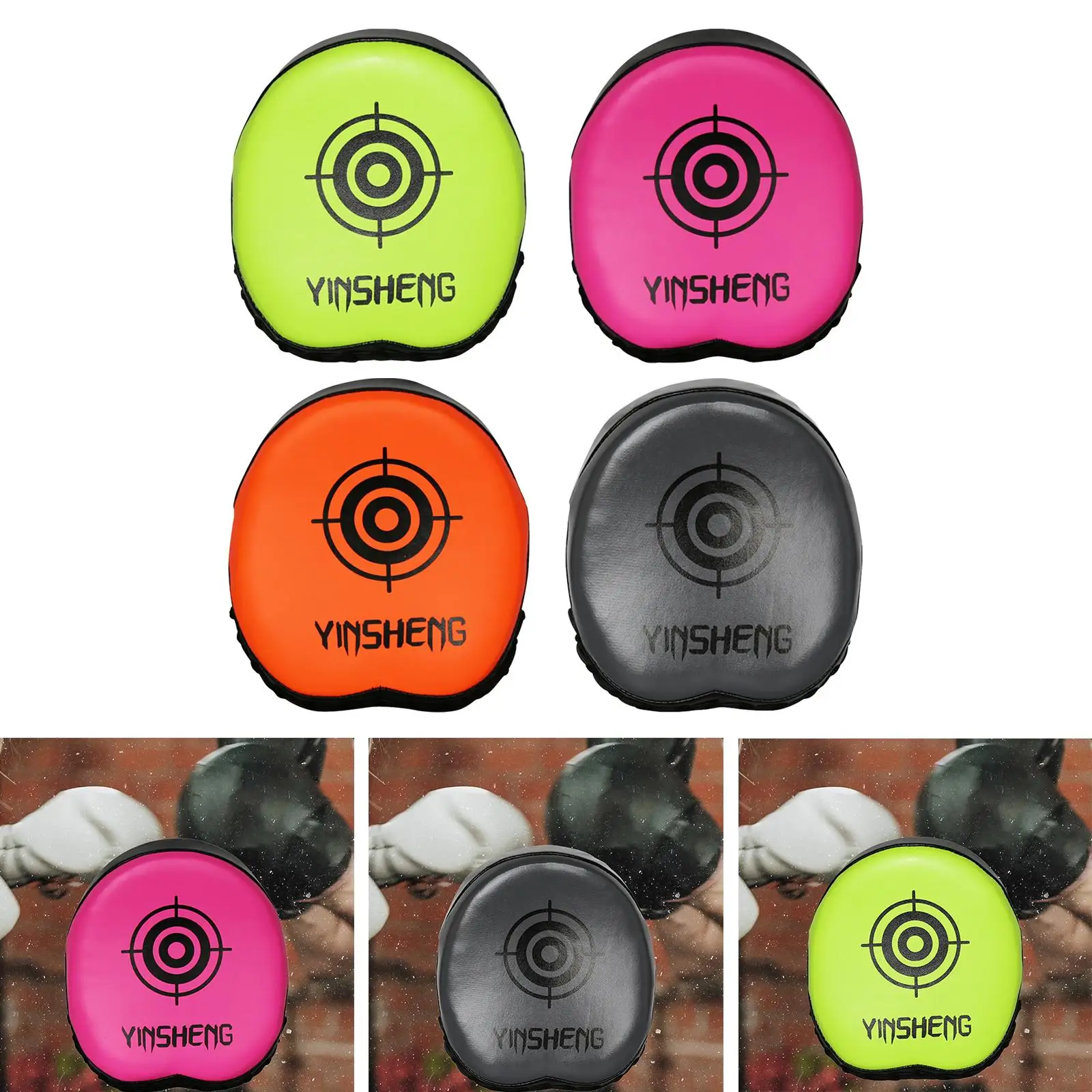 1PC Boxing Pads Hand Target Training Focus Pads Kickboxing Muay Thai MMA Martial Punch Bag for Kids, Men and Women