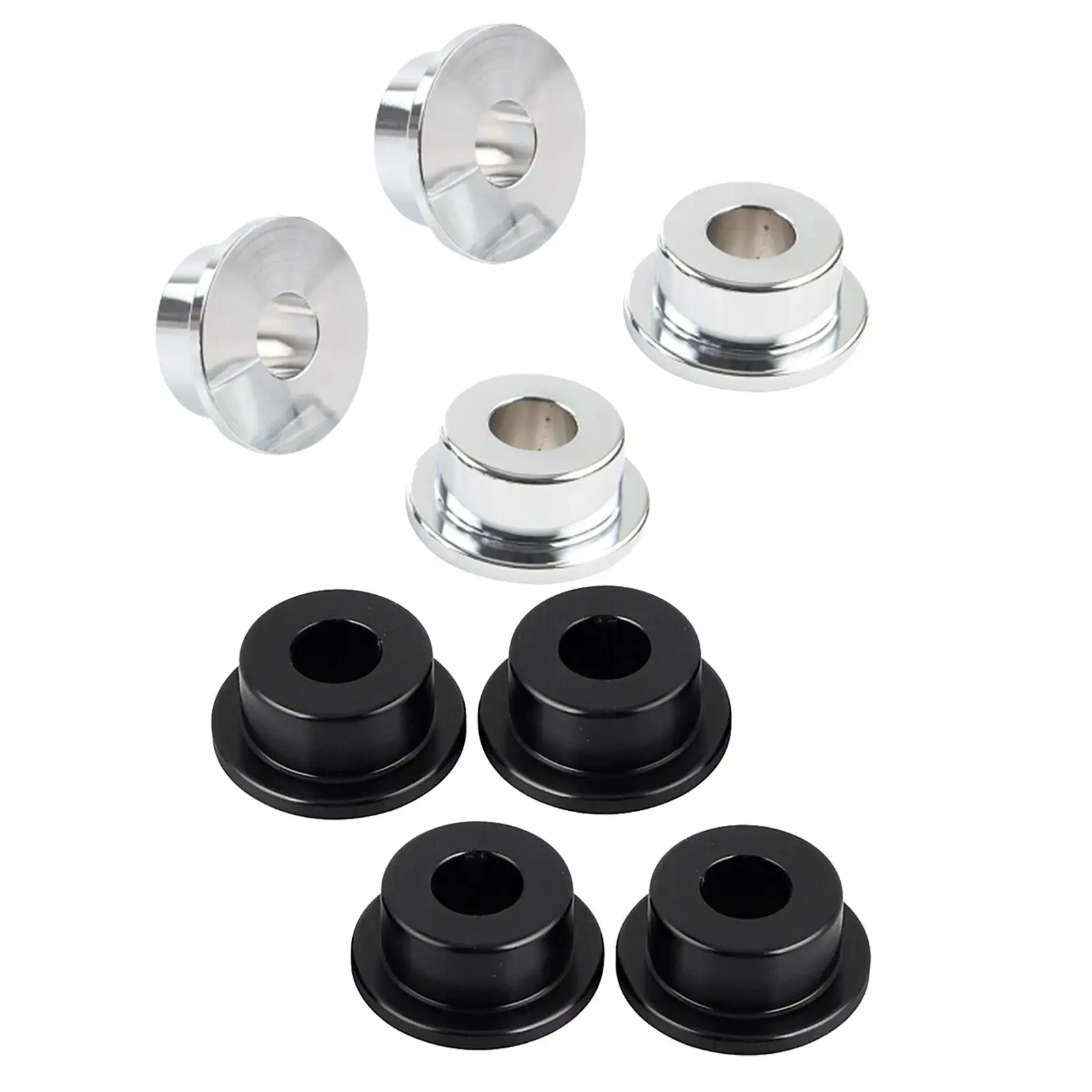 4Pcs Handlebar Riser Bushings Solid Aluminum Spare Parts for Harley Sportster Except 04-up Sportster Dyna FX Durable
