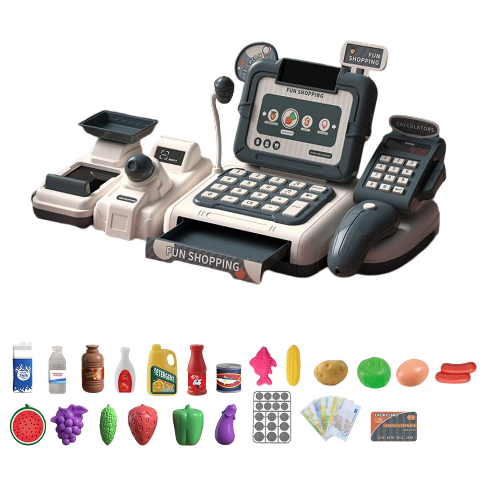 Simulation Children` Store Toys Cash Register Supermarket Cash Register Play House for Baby Birthday Gifts