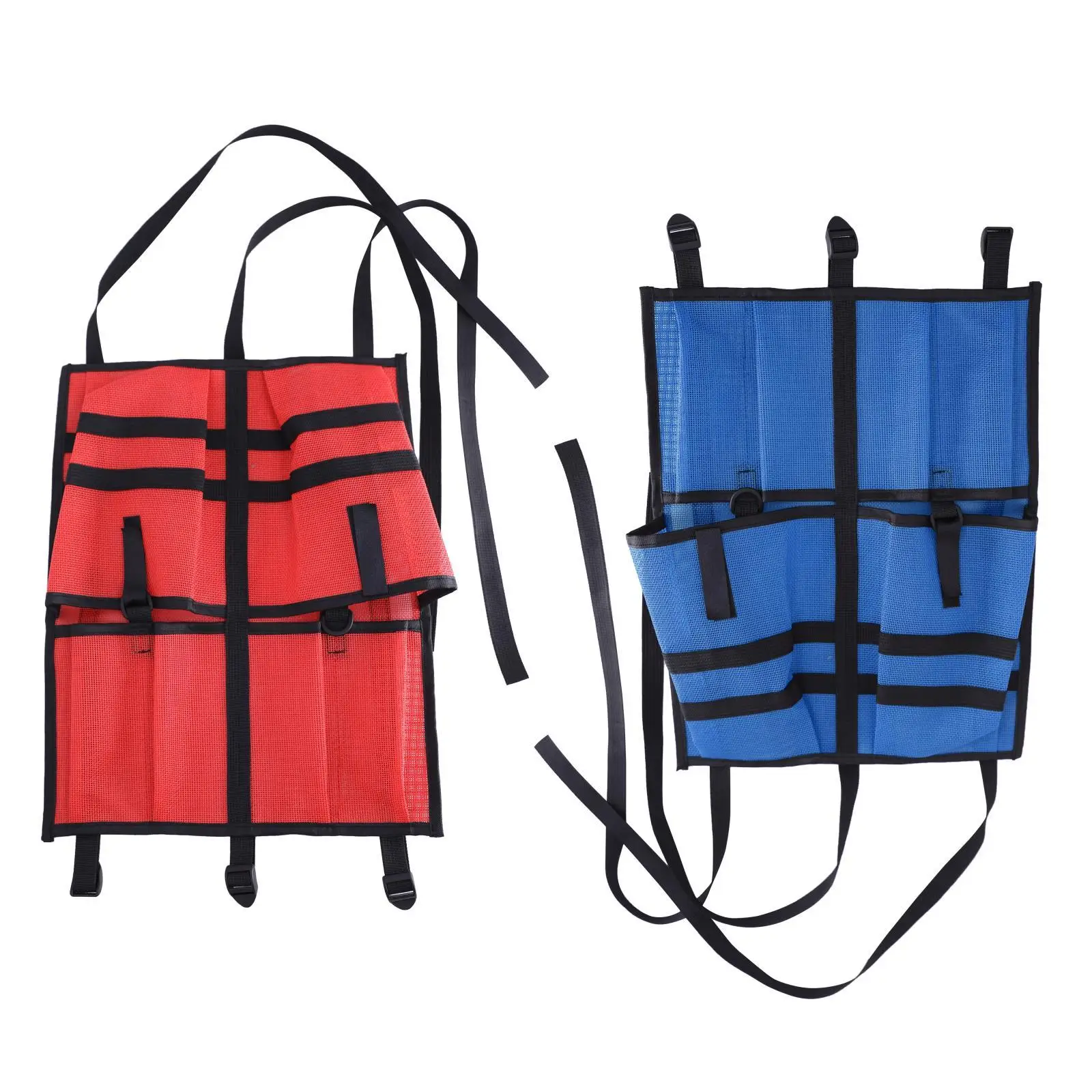 Durable Nylon Kayak Storage Mesh Bag Side Pouch Organizer Accessory Gear Holder Storage for Vehicle and Much More Fishing Canoe