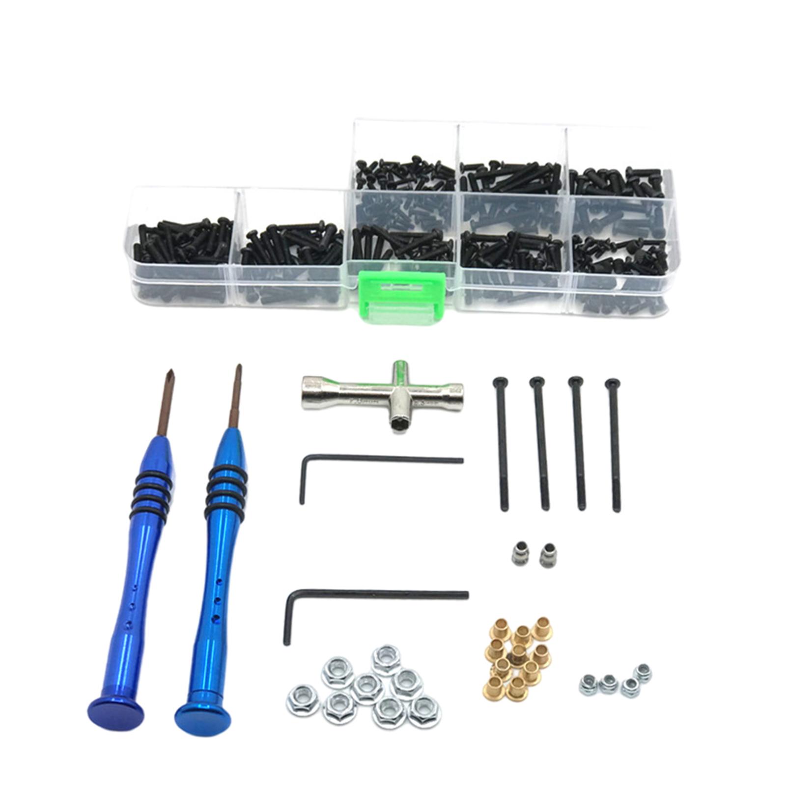 Universal Metal RC Screw Kit Assortment Set for WLtoys 1/12 RC Upgrade Parts