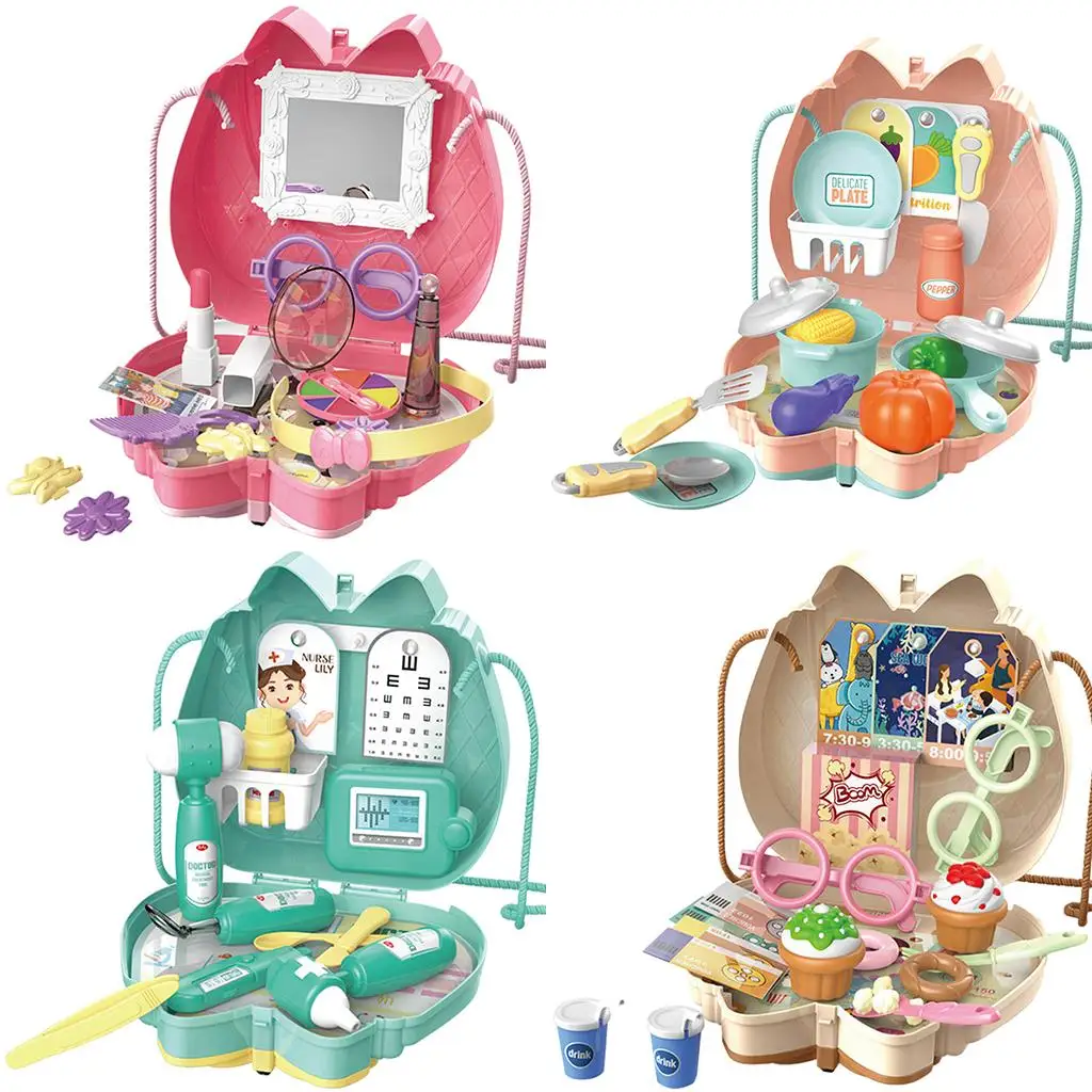 1Set Kids Pretend Toys Role Play Toys Early Preschool Developmental Toy Imagination Play Birthday Gifts for Boys Girls
