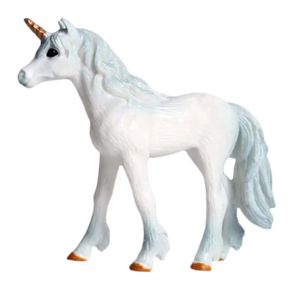 Realistic Unicorn Fantasy Animal Model Plastic Figurine Toy Decor Gift