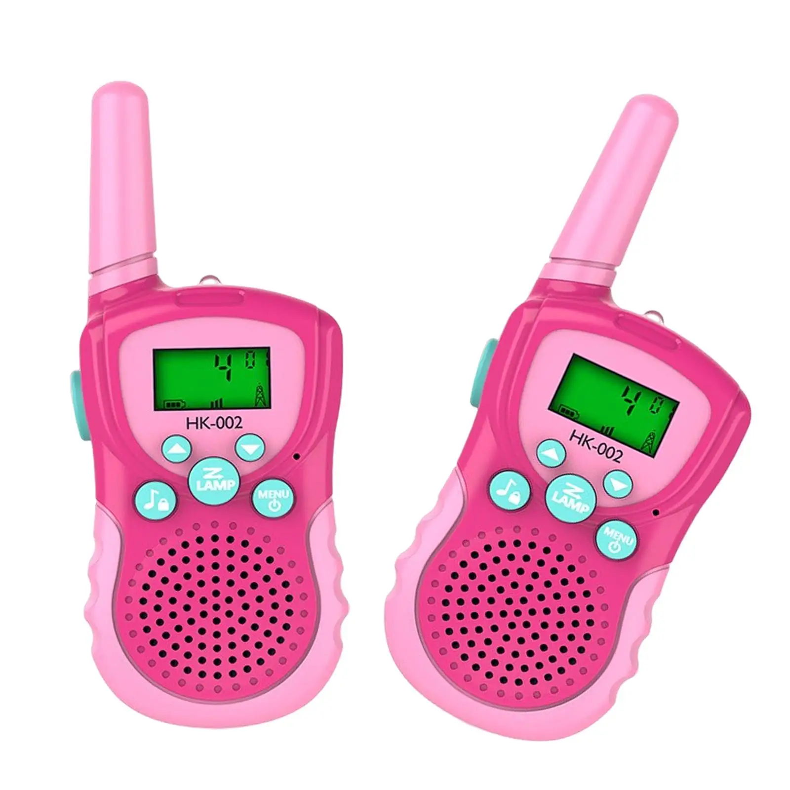 2Pcs Walkie Talkies for Kids with Belt Clip 22 Channels Present 2 Way Radio Toys for Games 3-14 Years Old Camping Hiking Indoor