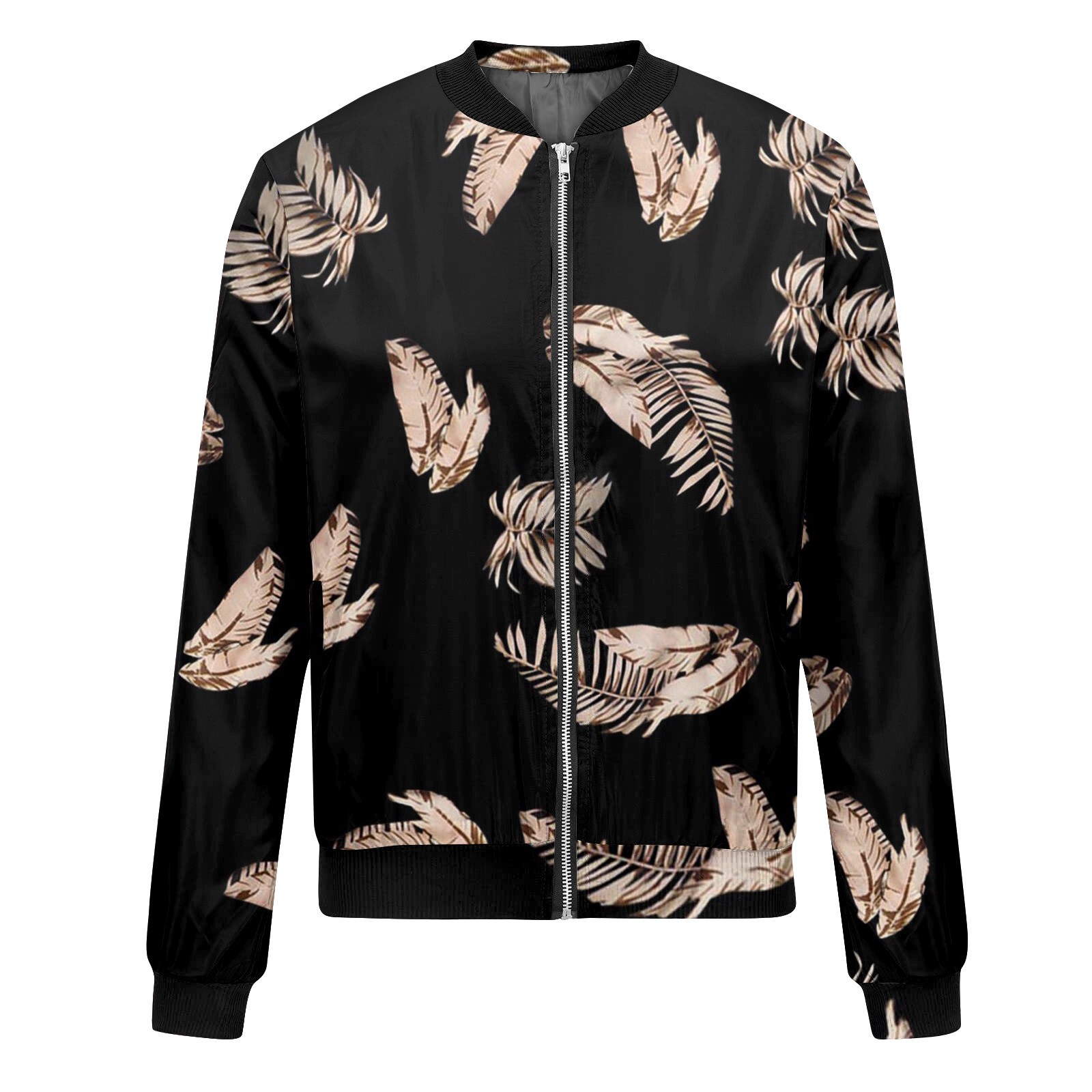 jaqueta bomber leve, casaco estampado floral, jaquetas