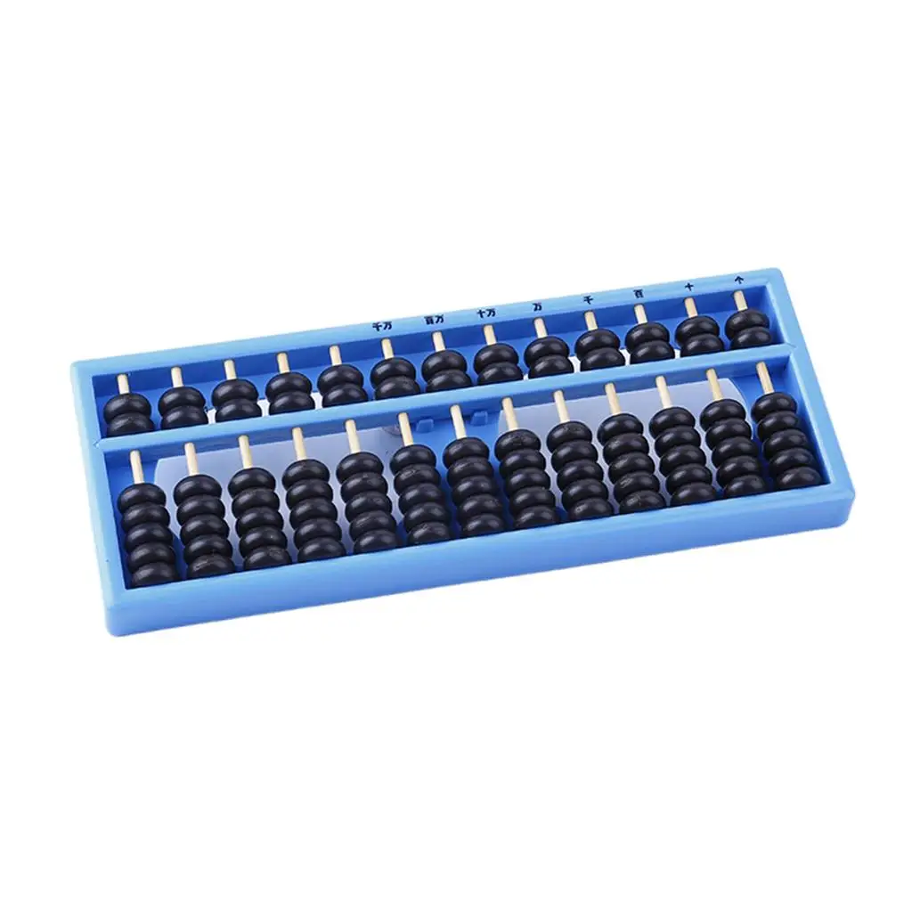 Portable 13 Columns Plastic Abacus Counting Number  Math Learning Toy