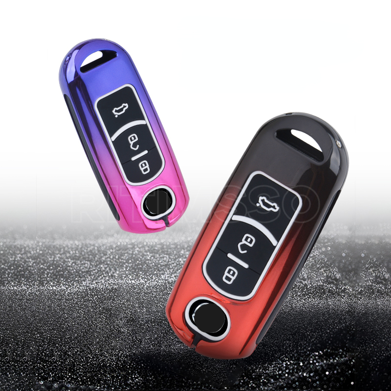 New Alloy Car Remote Key Case Cover Shell For Mazda 2 3 5 6 BL BM GJ Atenza Axela Demio CX-3 CX3 CX-5 CX5 CX7 CX-9 CX8 Keyless - S4a0ac4c9d6584eb7aa1e4f4491f48d42e