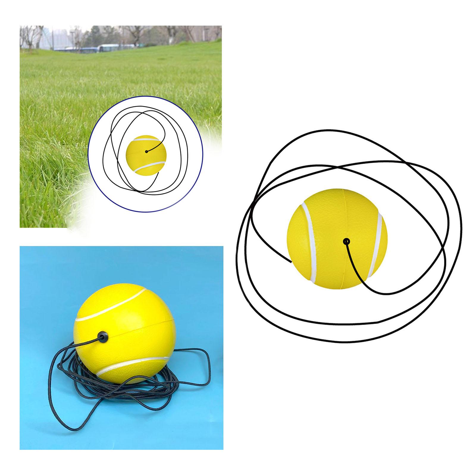 Tennis Training Ball, with String Self Tennis Training Tool Elastic for Tennis Trainer