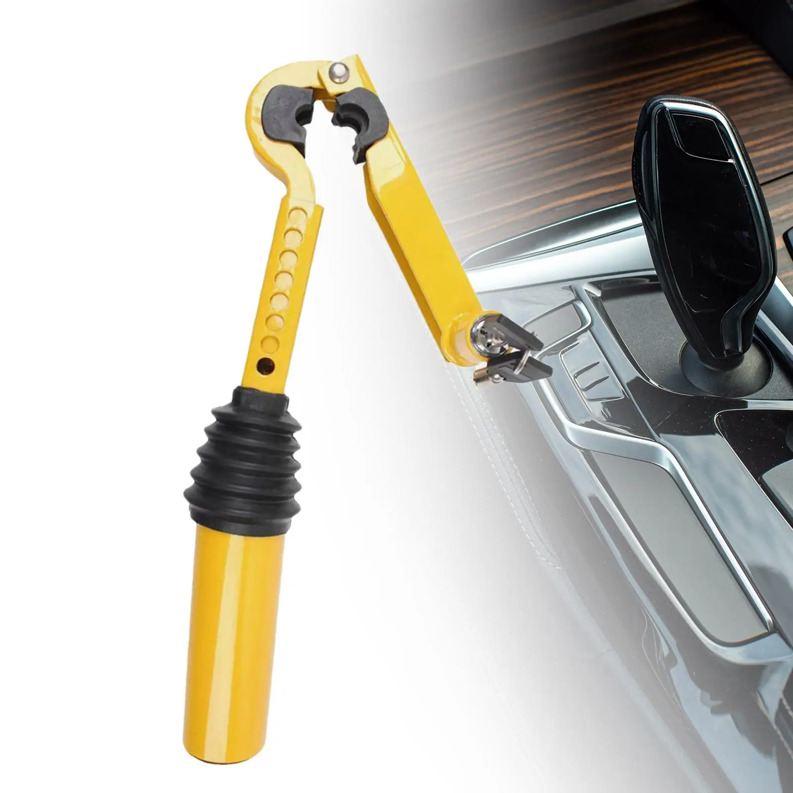 Car Handbrake Shift Lock Anti Theft Adjustable Auto Accessory for SUV