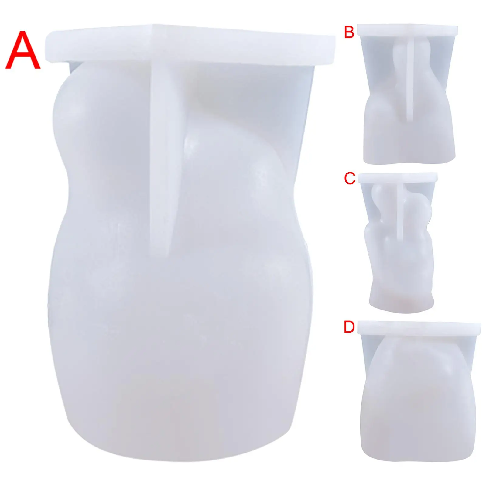 3D Male Female Body Candle Mold Home Decor Soap Wax DIY Silicone Supplie