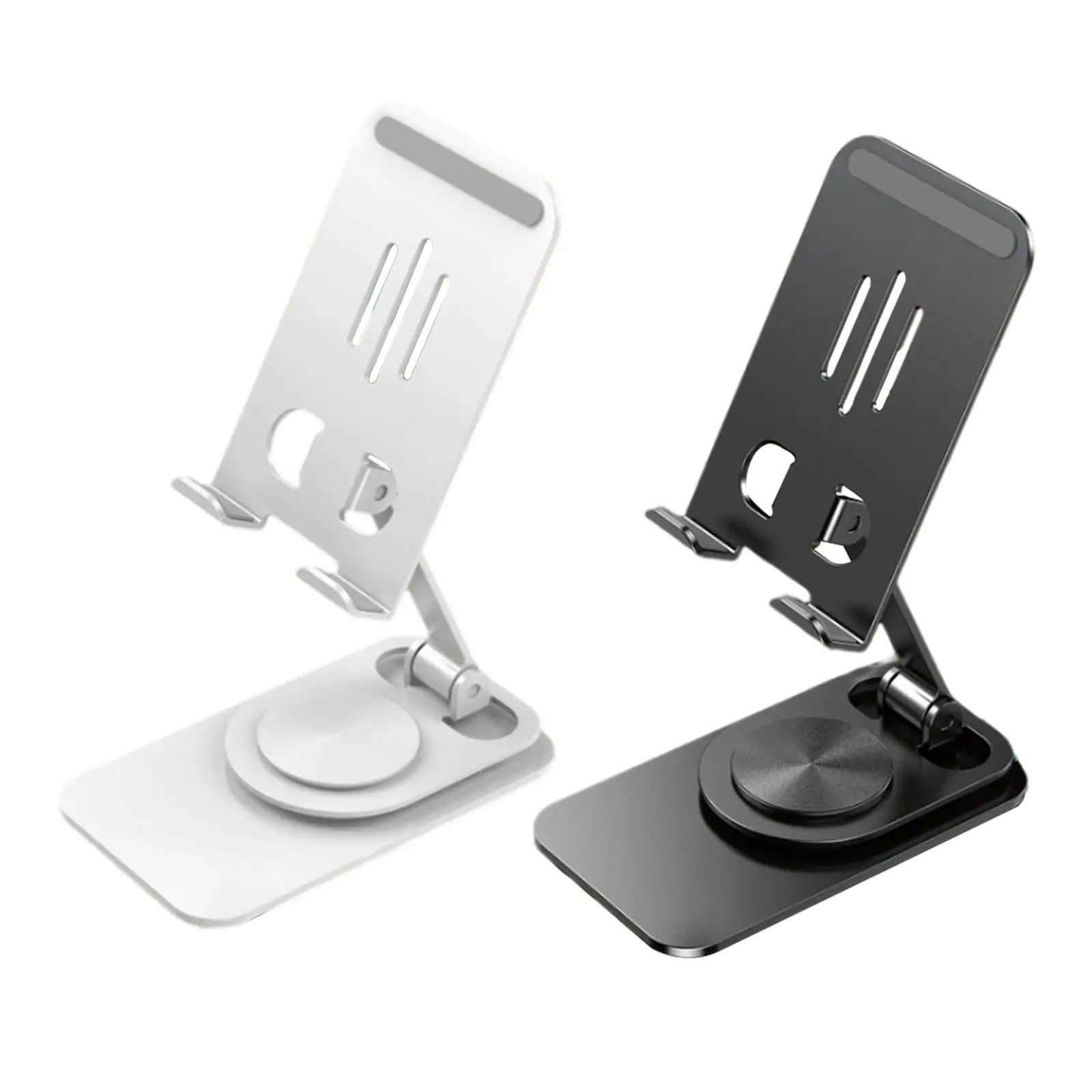 Phone Stand Foldable Non Slip Angle Height Universal Adjustable Desktop Phone Holder for Phone All Phones Tablet Cell Phone Desk