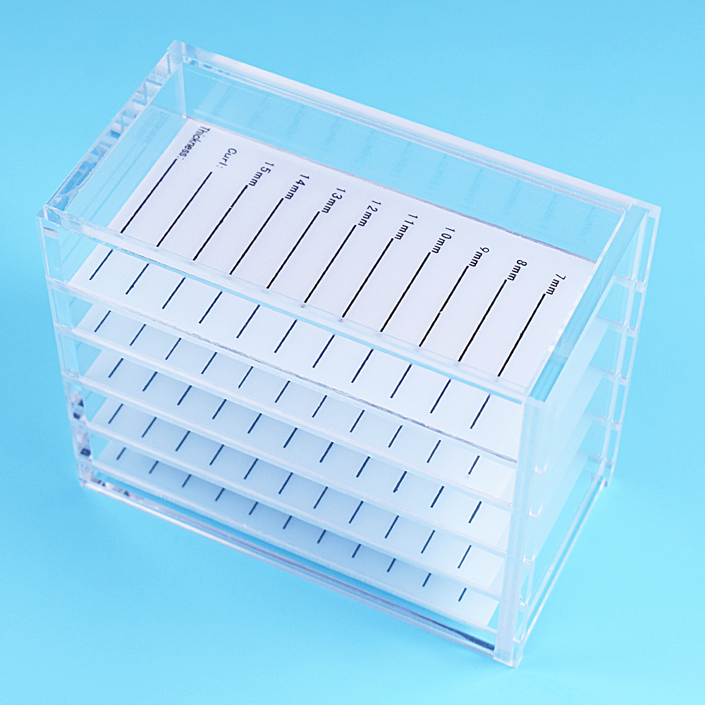 Best of HUAZDS False Eyelash Extension Display Stand Acrylic 5 Layers Pallet Lash Display Holder Eyelashes Storage Box Reviews & Tips