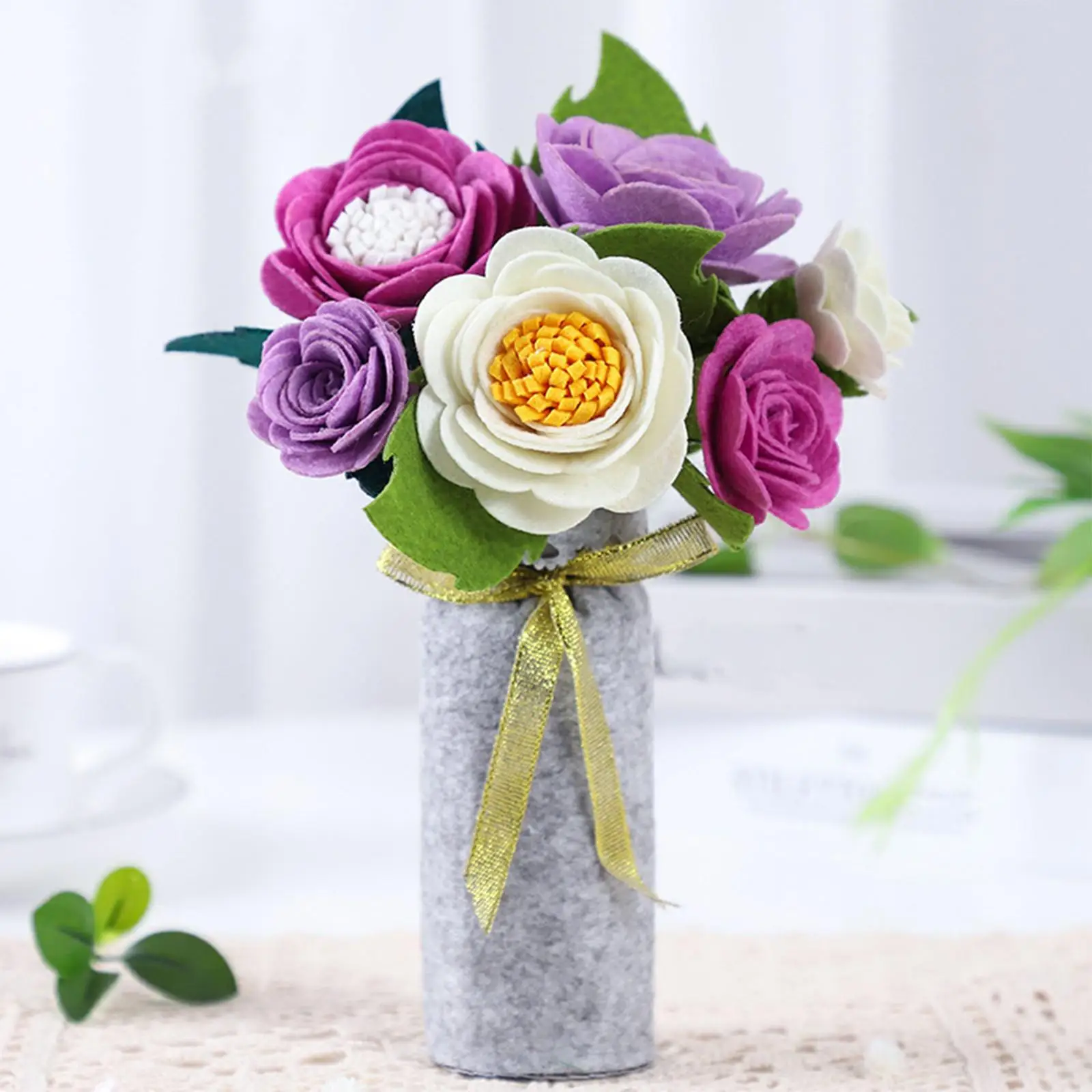 Flower Craft Kit for Kids DIY for Mum Gift Art Children Bouquet Craft Toys