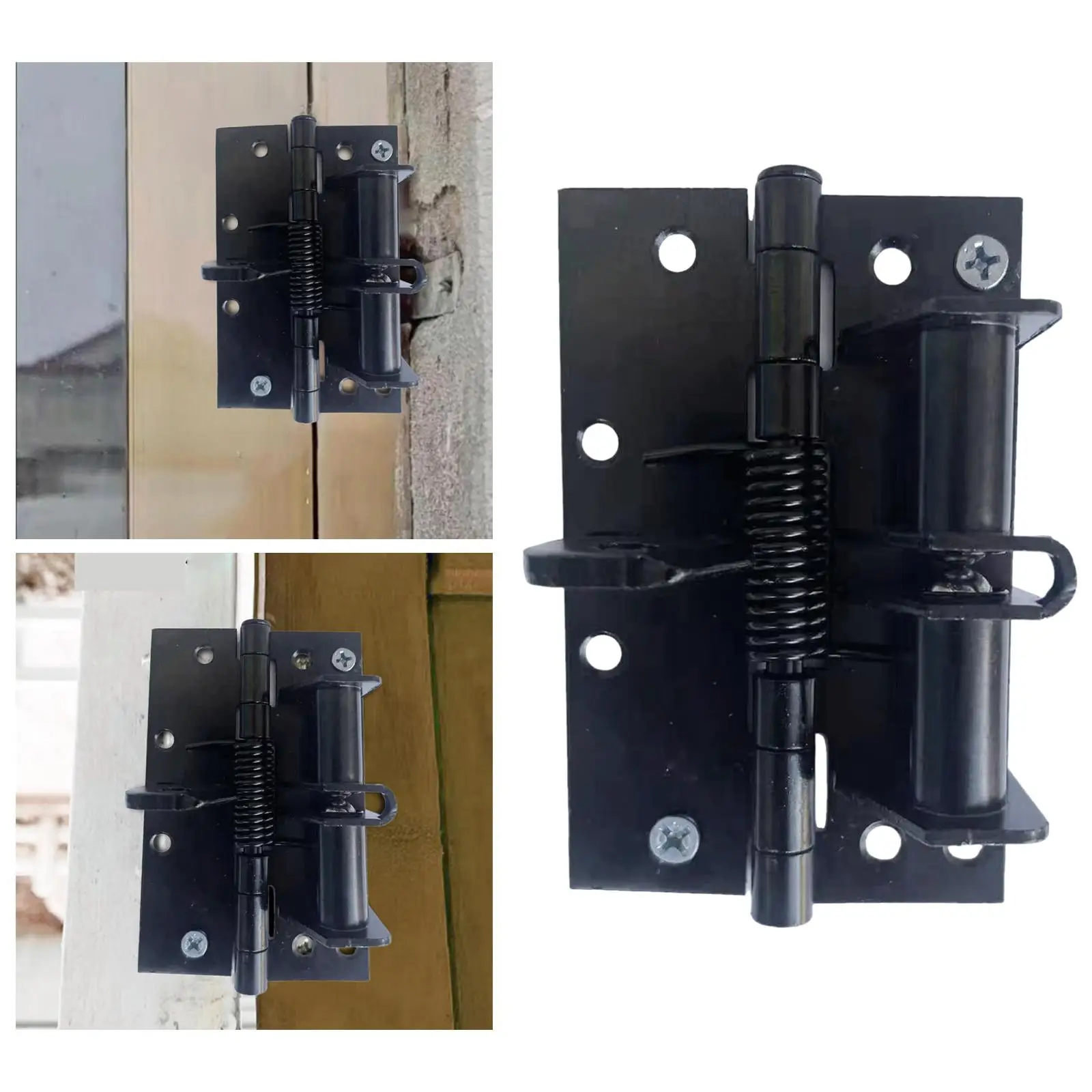 Spring Loaded Hinges Auto Closing with Installation Screw Closer for Drawer