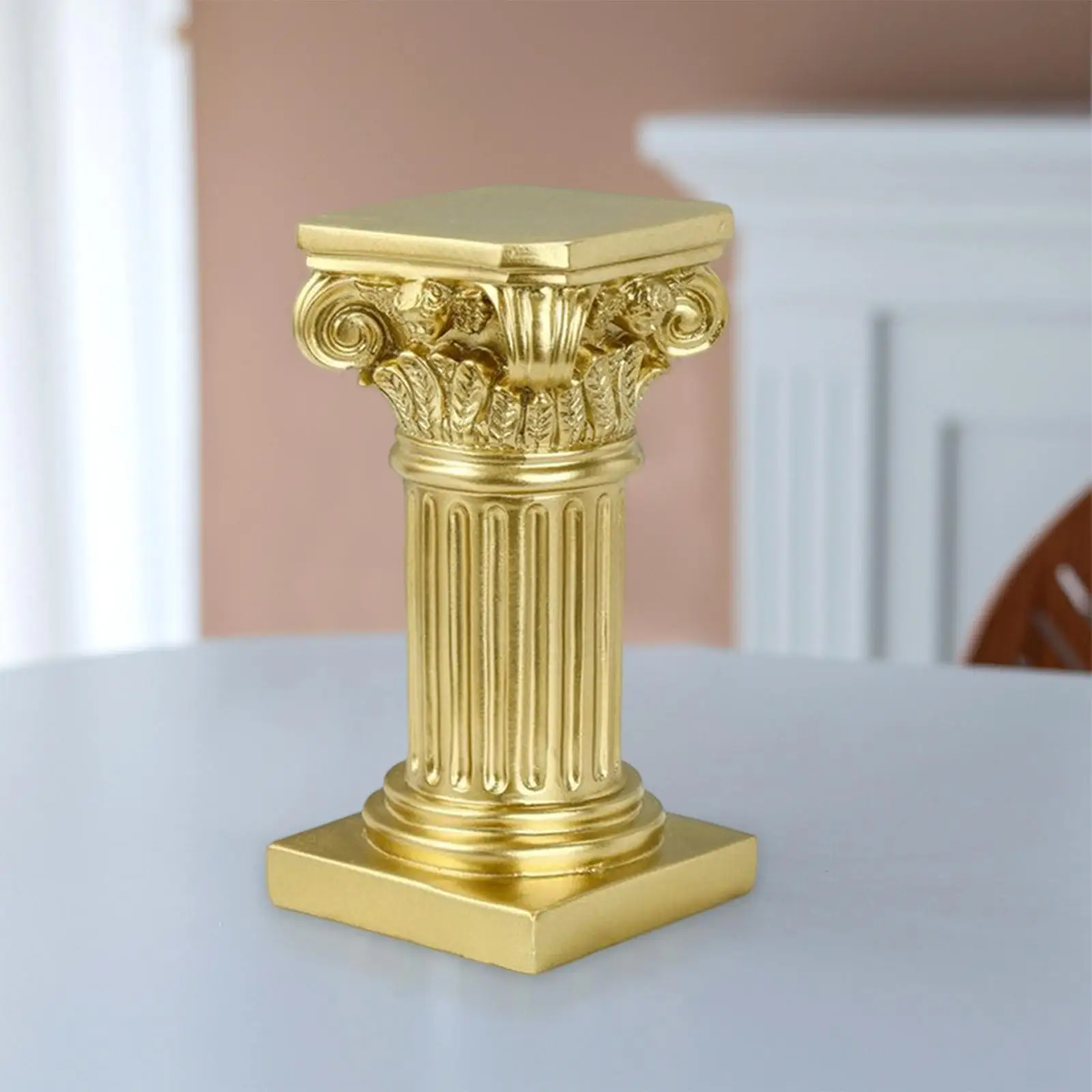 Roman Column Statue Miniature Figurine Ornament for Party Wedding Decoration