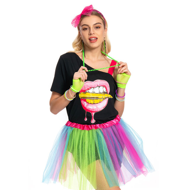 Fascia per Costume da 50 anni occhiali per occhi di gatto accessori per  costumi 5 pezzi vestito da discoteca retrò abiti da festa per donna e  ragazza - AliExpress