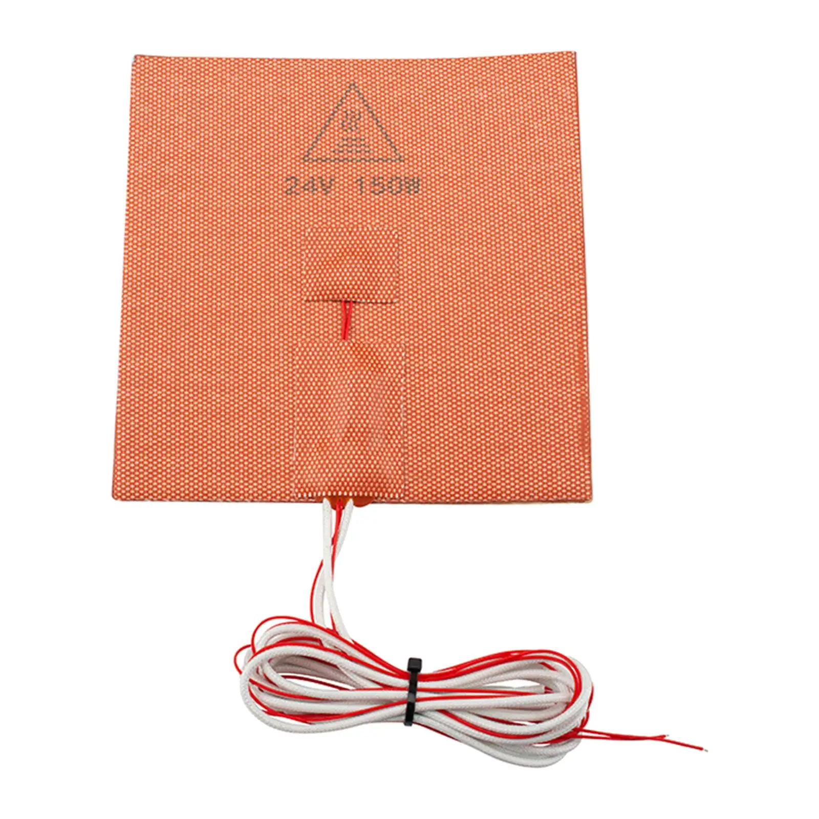 Silicone Heater Pad for 3D Printers 24V/150W Heated Bed DIY Heating Pad 150 * 150mm with 3M Adhesive 3D Printer Tools