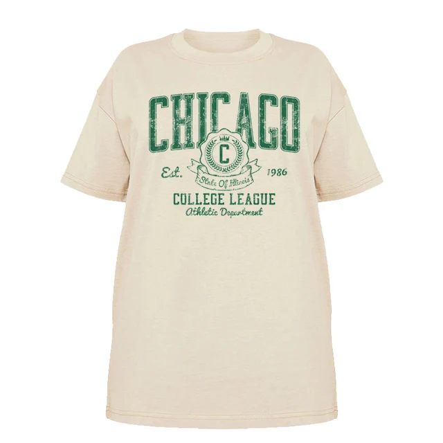 CHICAGO - Athletic Throwback Design Print - Classic T-Shirt