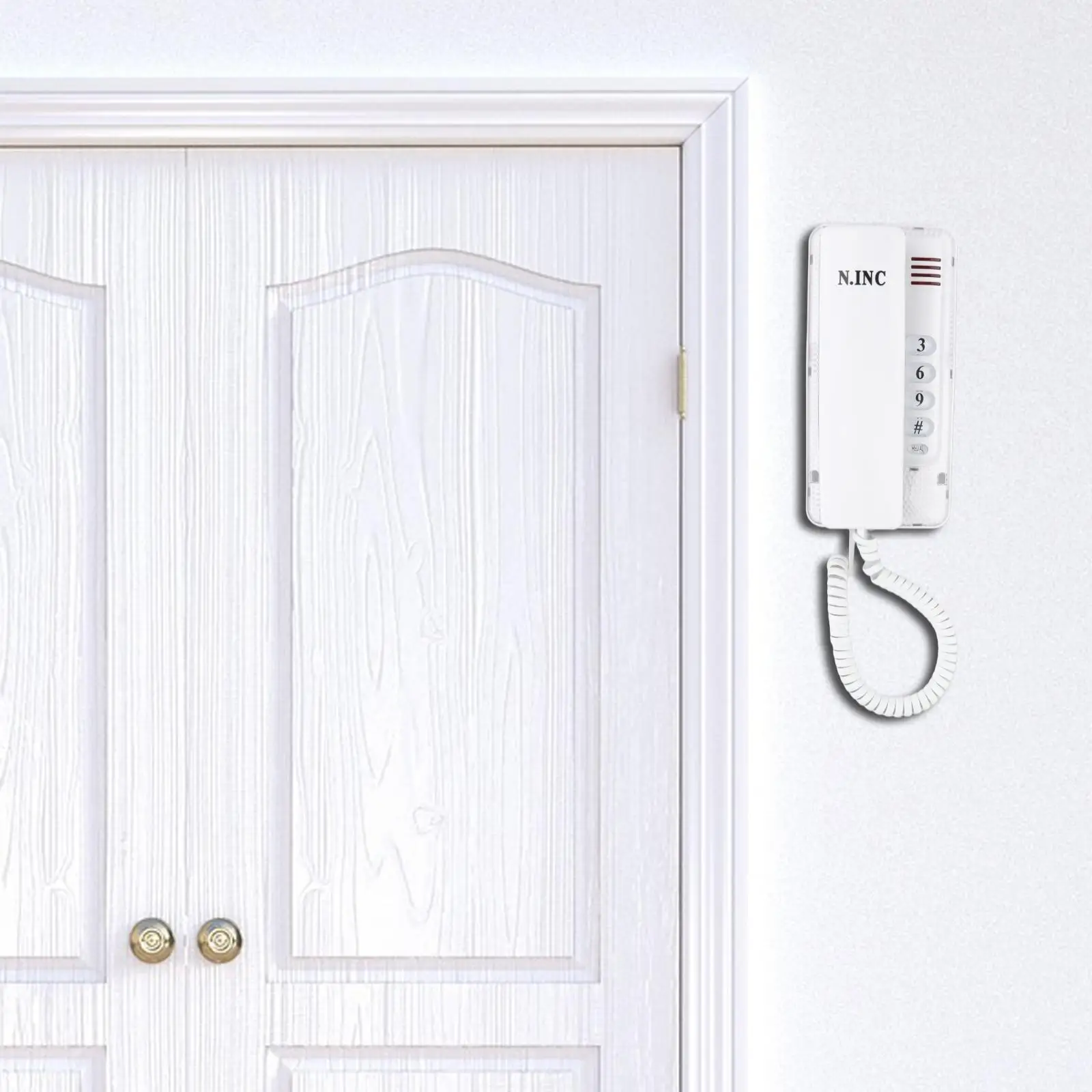 Phone Corded Clear Back Flash Reset Hold for Office Home