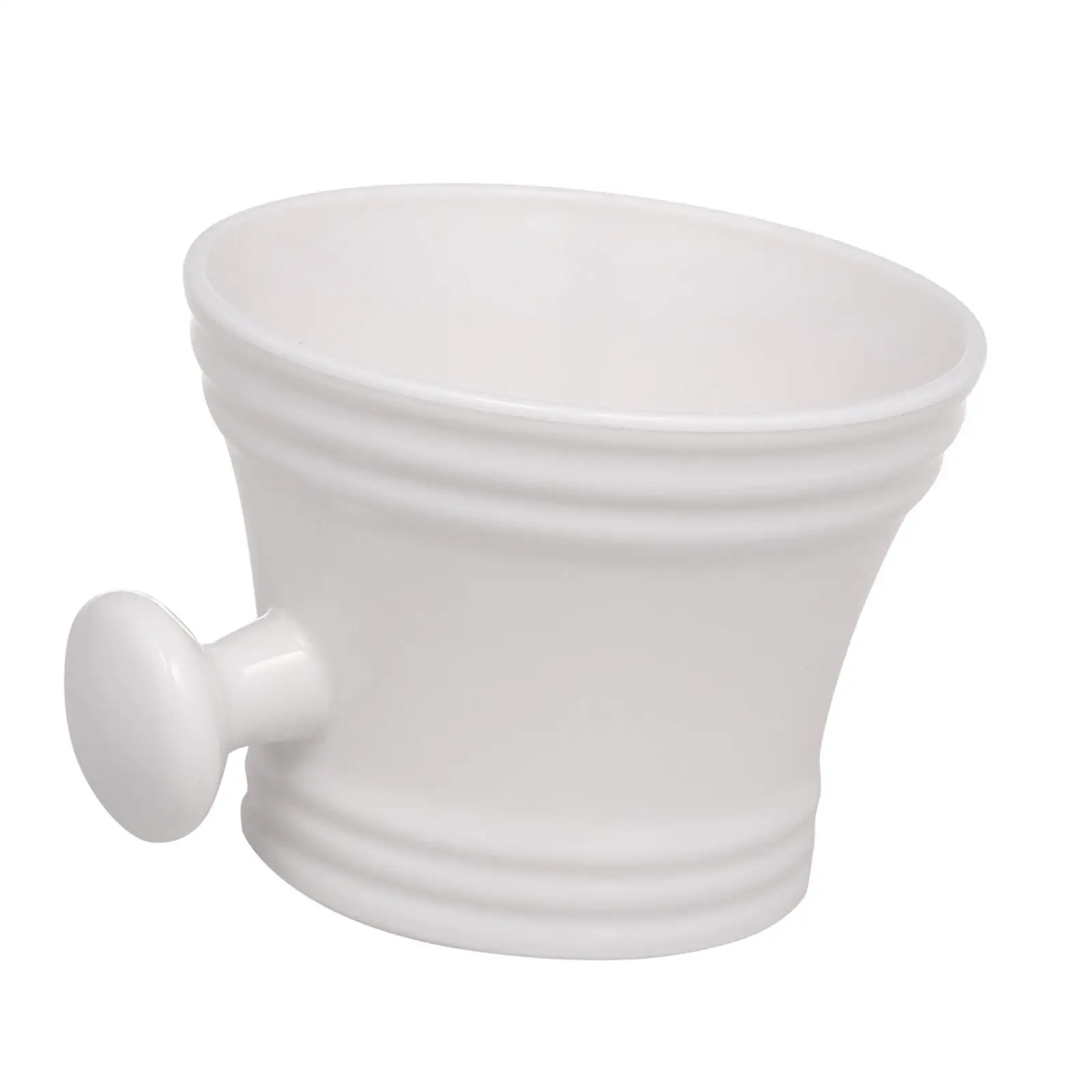 Modern Shaving Mug, with Handle PP Foam Shaving Soap Cream Bowl Shaving Cup