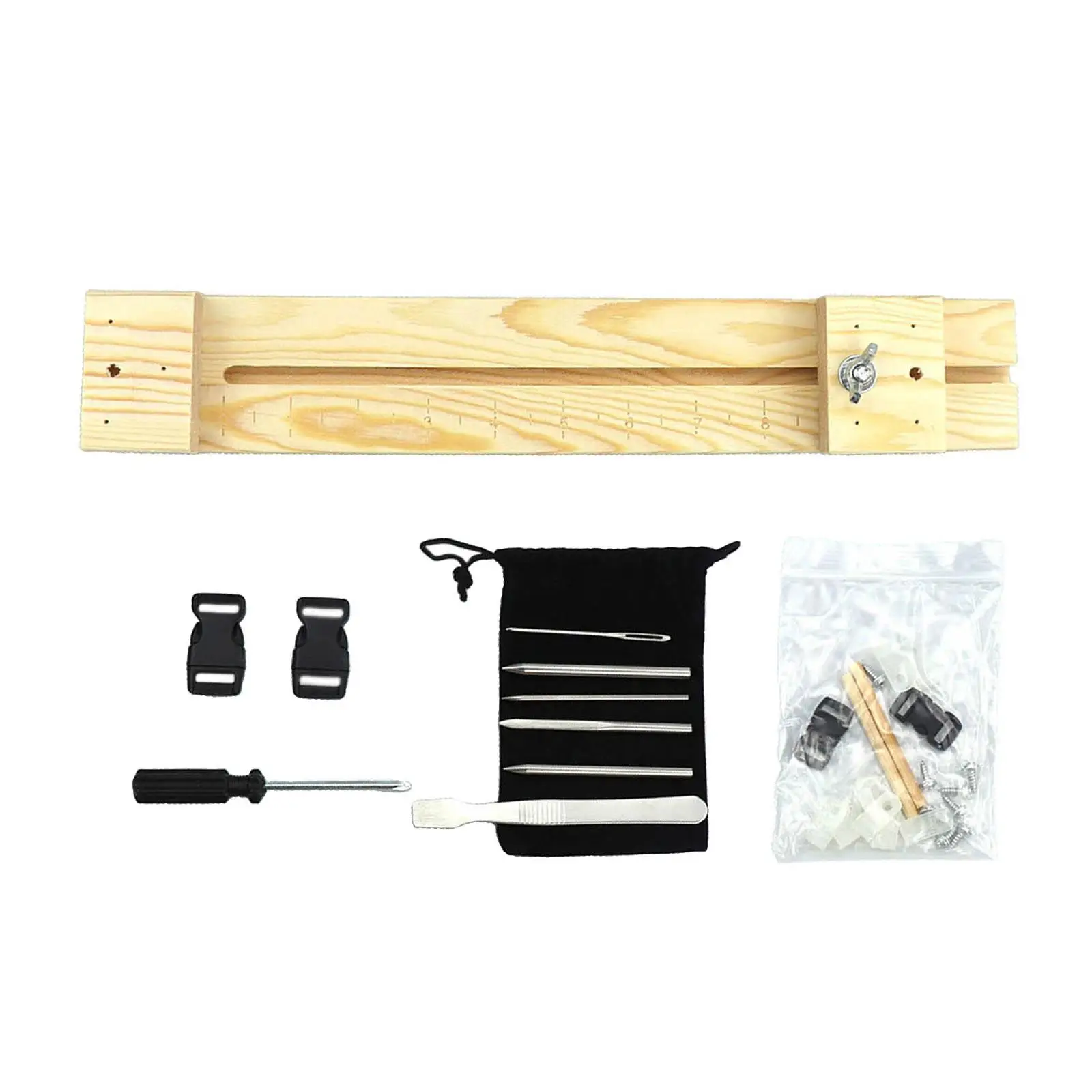  Jig Bracelet Maker, Adjustable Length, with Buckle, Wristband Maker  Braiding Weaving crafts Kit