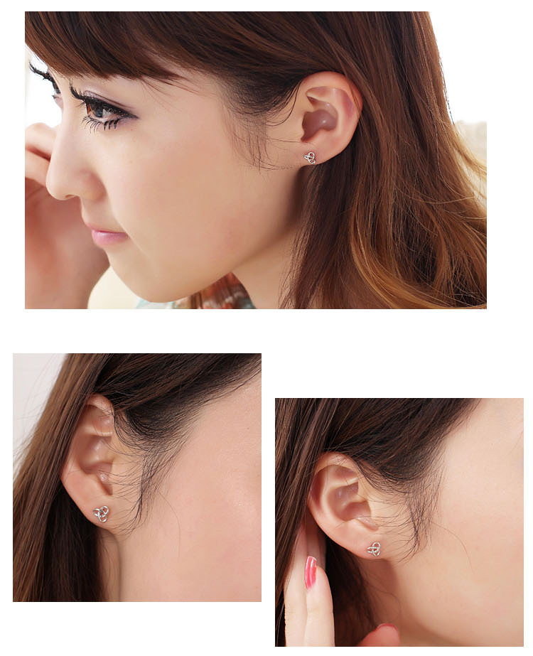 REETI Geometrische Stud Ohrring 925 Sterling Silber Ohrringe Für Frauen Geschenk Sterling-silber-schmuck – Detail 2