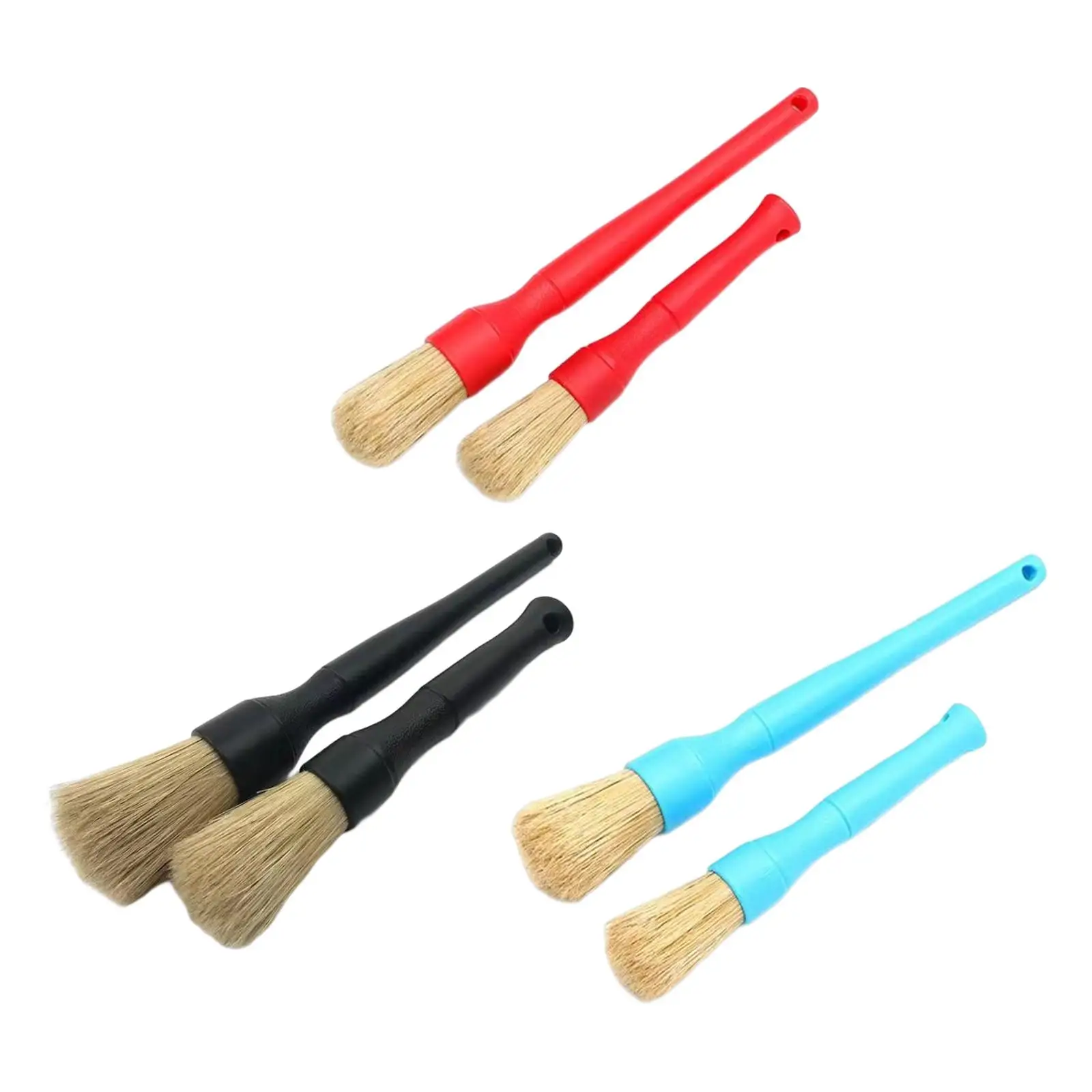 2x Car Automobile Detailing Brush with Hole Handy Tool for #Automotive