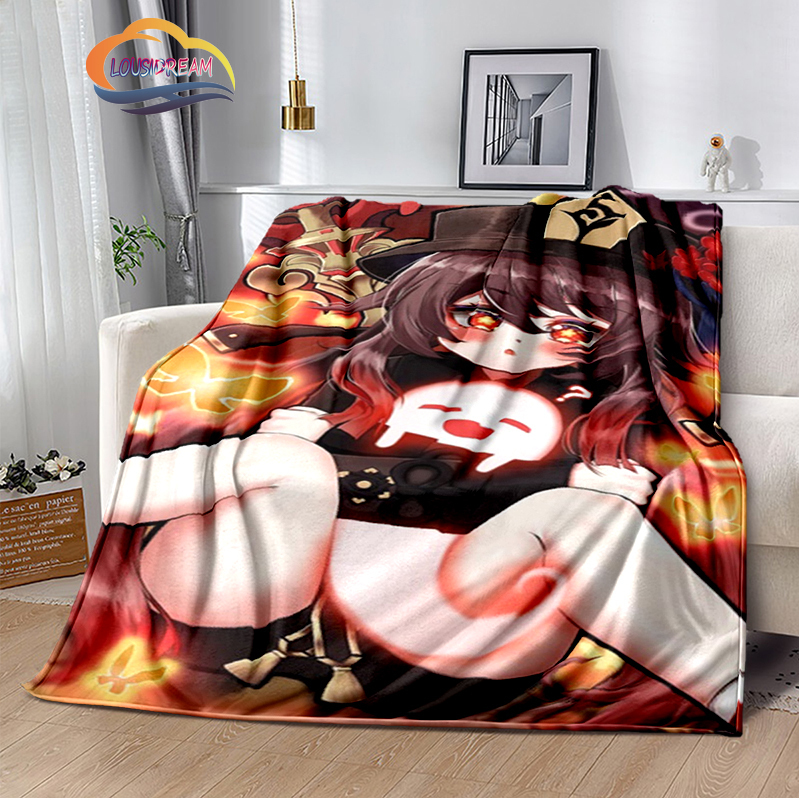 Title 9, The hottest games Genshin Impact Flannel cashme...