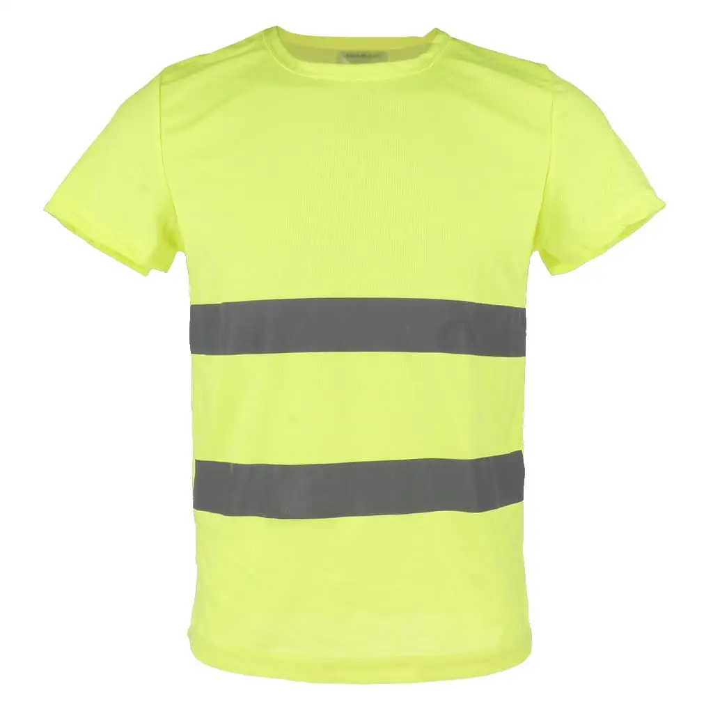 T-Shirt Reflective Safety Short Sleeve Round Neck