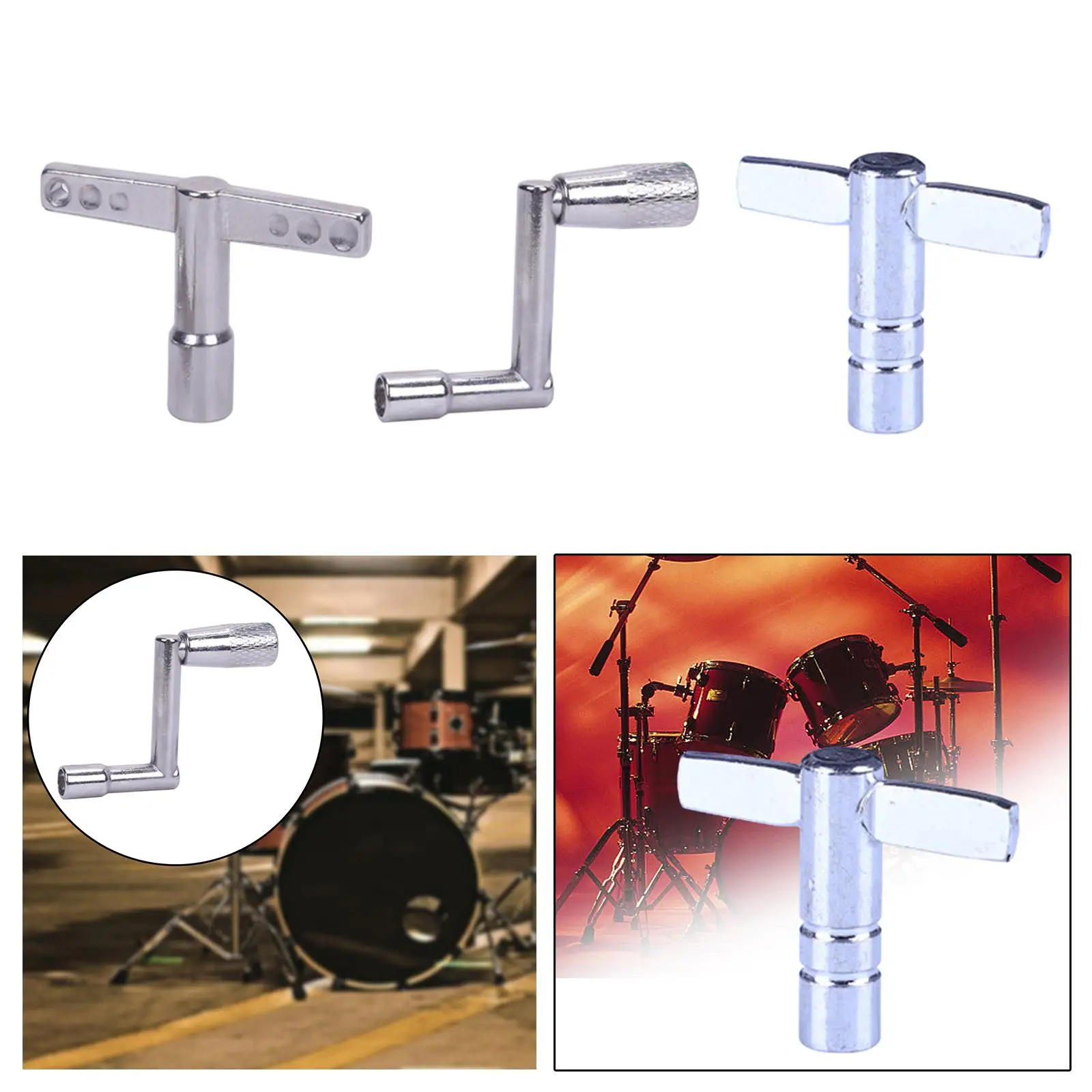 Drum Tuning Key, Universal Musical Instrument Parts, Durable for Drummers, Percussion Hardware Tool Drum Wrench