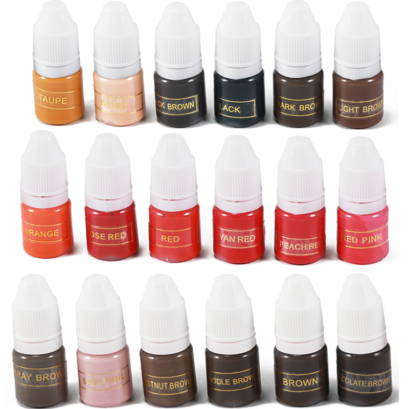 Best of 2ml Tattoo Pigment Ink Professional Microblading Pigment For Permanent Makeup Eyebrow Lips Body Supplies Pigment Tattoo Color Reviews & Tips