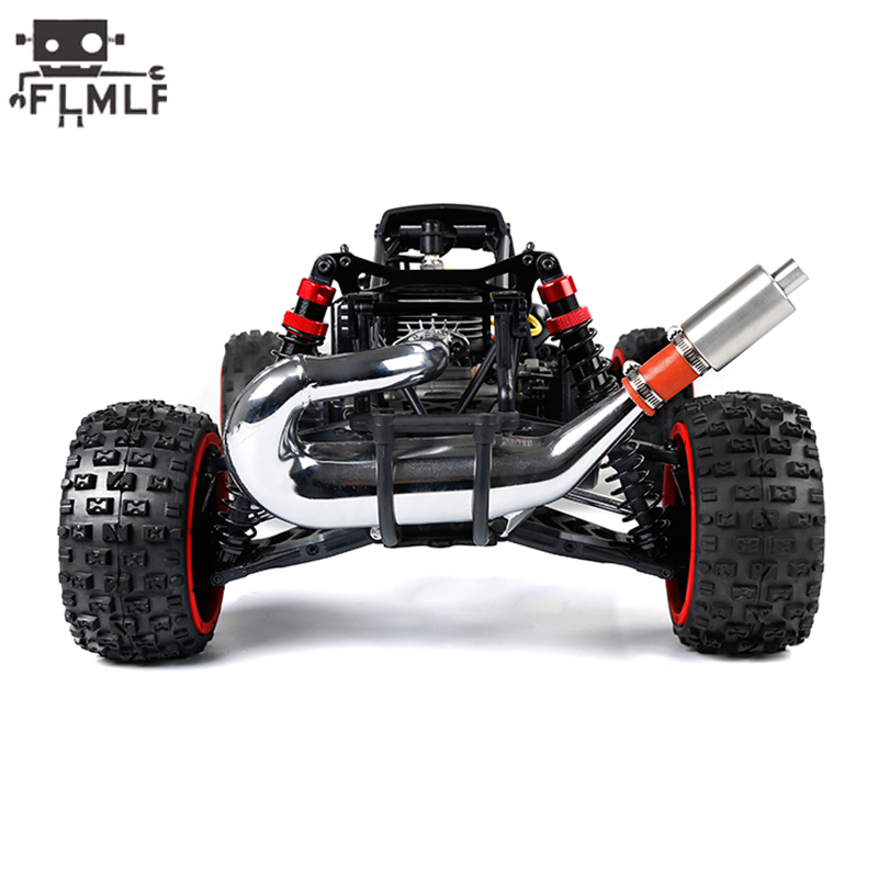 Rc Auto Gas Schalldämpfer Rohr Kit Fit 1/5 HPI ROFUN BAHA ROVAN KM MCD BAJA 5B 5T 5SC Losi 5ive-t TDBX FS Buggy Teile – Detail 12